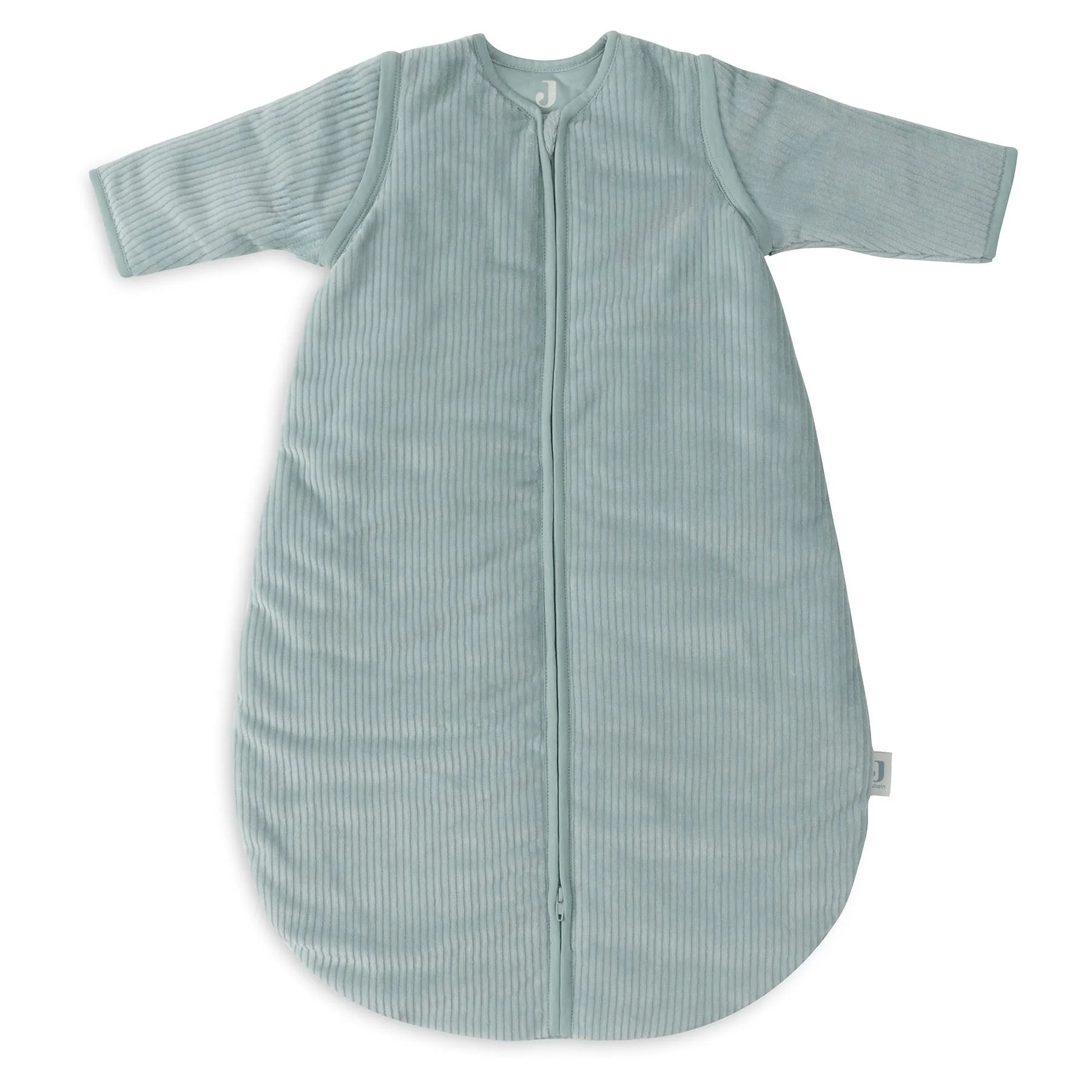 * Jollein Slaapzak Met Verwijderbare Mouwen Rond 90cm Rib Sea Green