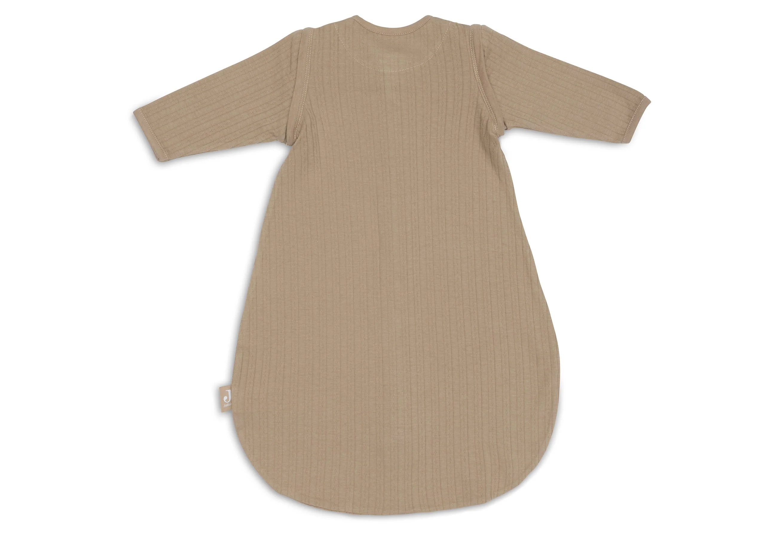 Jollein Slaapzak Newborn Zomer Afritsbare Mouw Rond 60cm Ajour Biscuit - Image 4