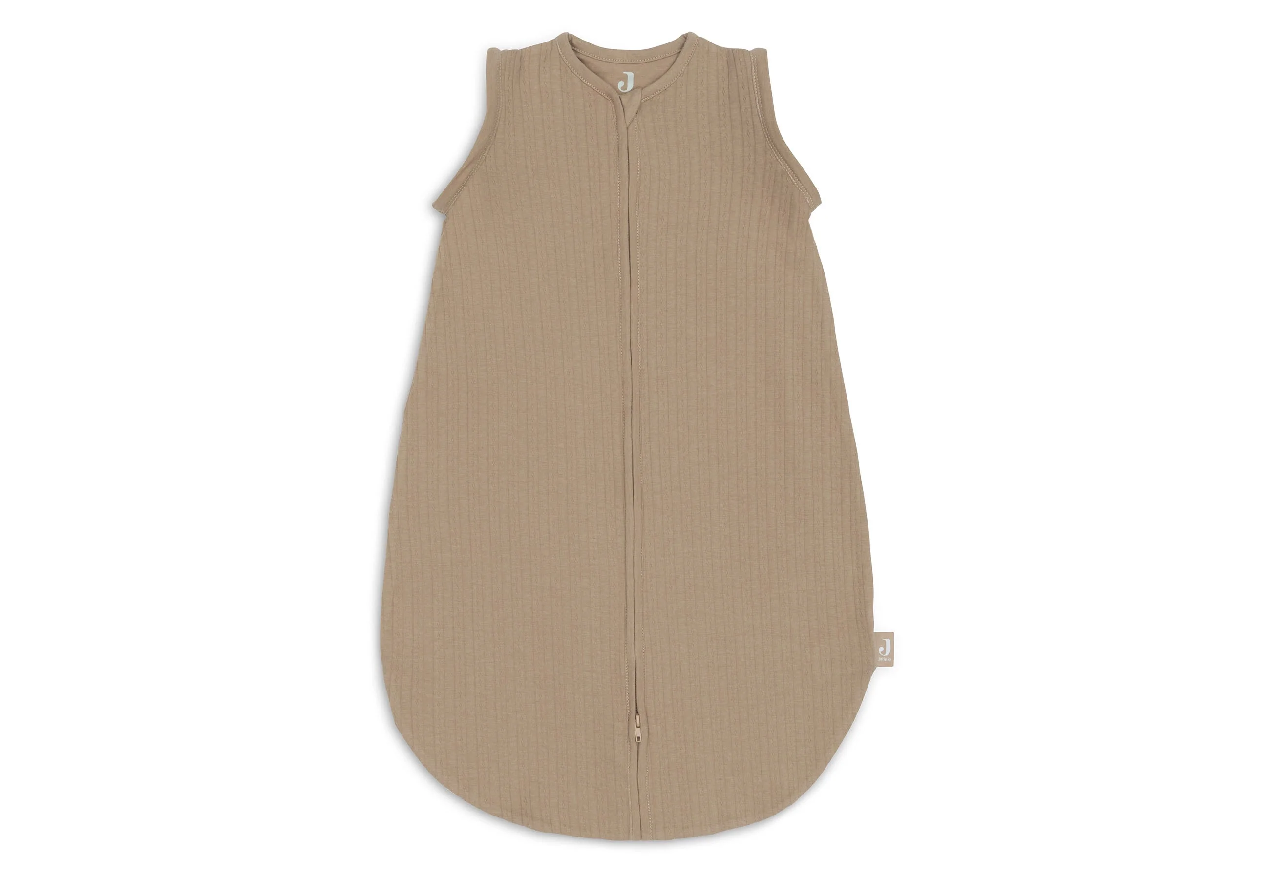 Jollein Slaapzak Zomer Met Afritsbare Mouw Rond 110cm Ajour Biscuit - Image 5