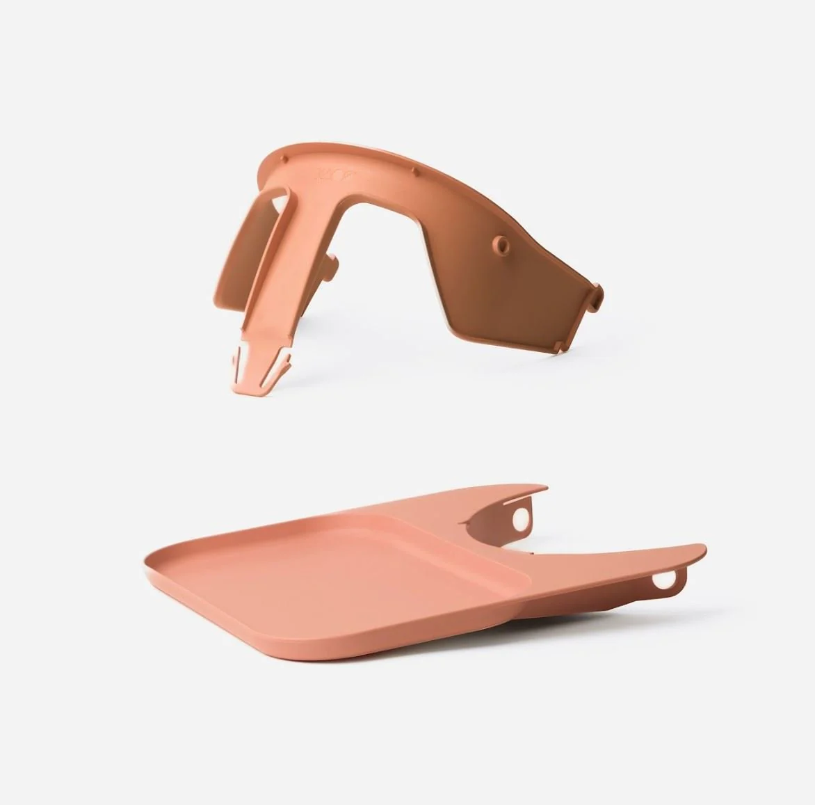 Kaos Klapp Bundel Veiligheidsbeugel & Eetblad Recycled Edition | Terracotta Pink