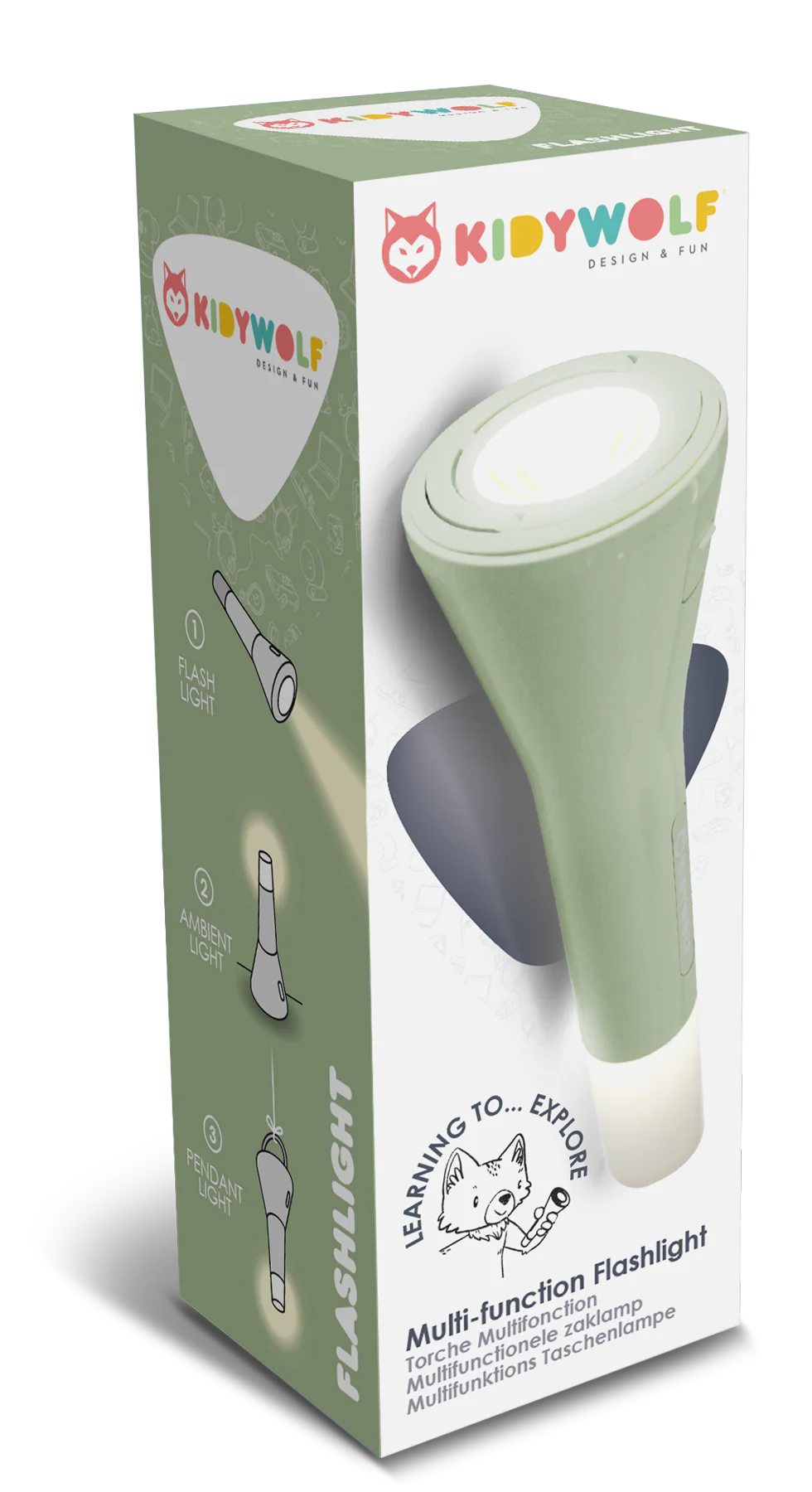 Kidywolf Flashlight Zaklamp | Green - Image 3