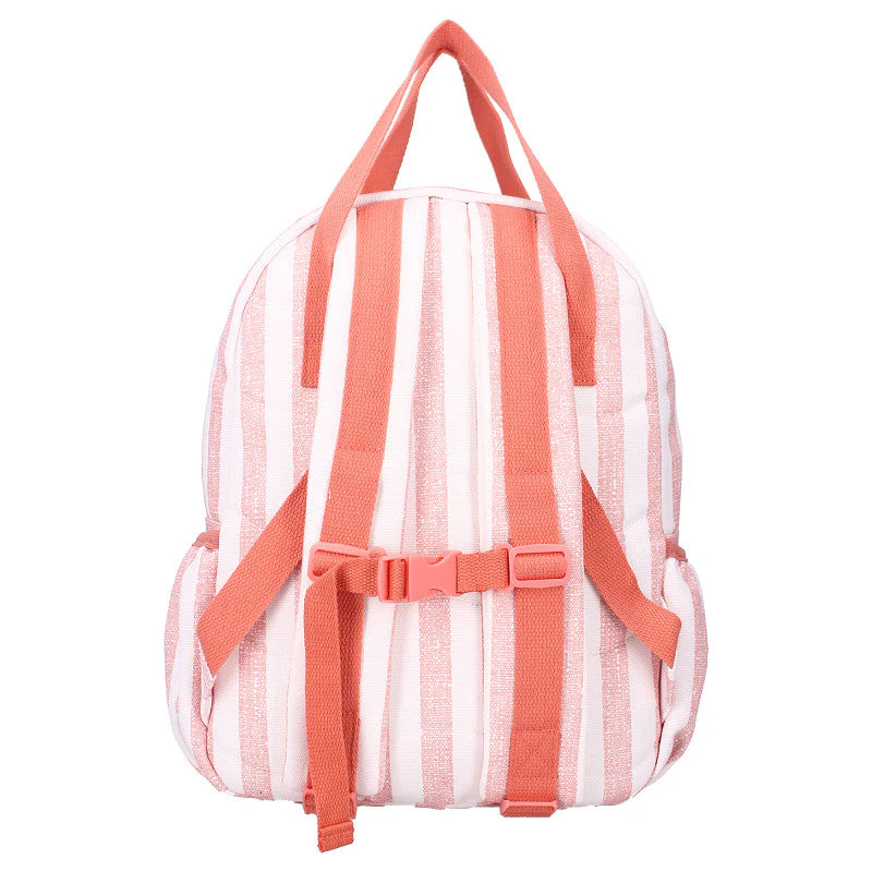 Kidzroom Kleuter Rugzak 36x27x12cm | Stripe Frenzy Pink - Image 4