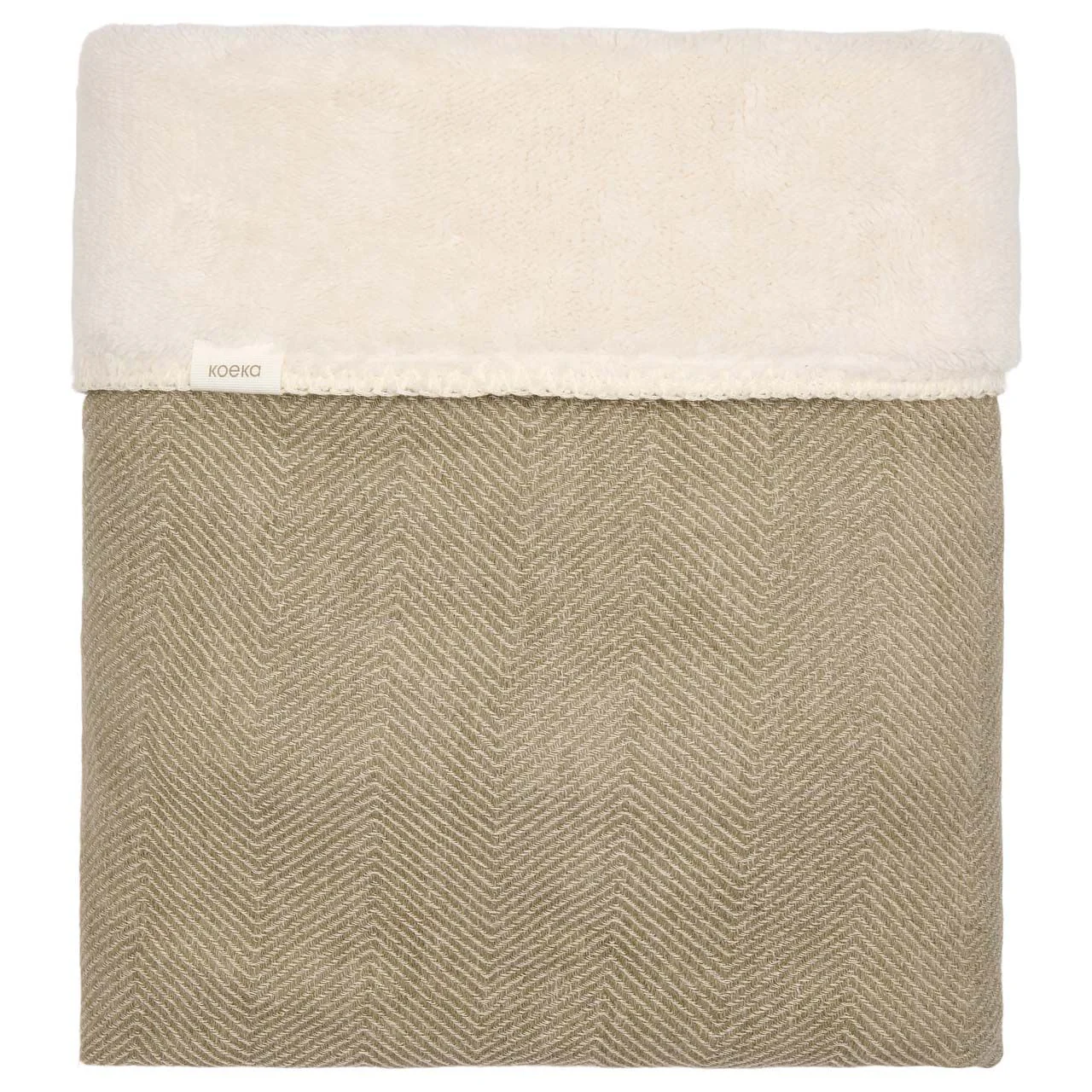Koeka Ledikantdeken Teddy Montreal 100x150 | Moss