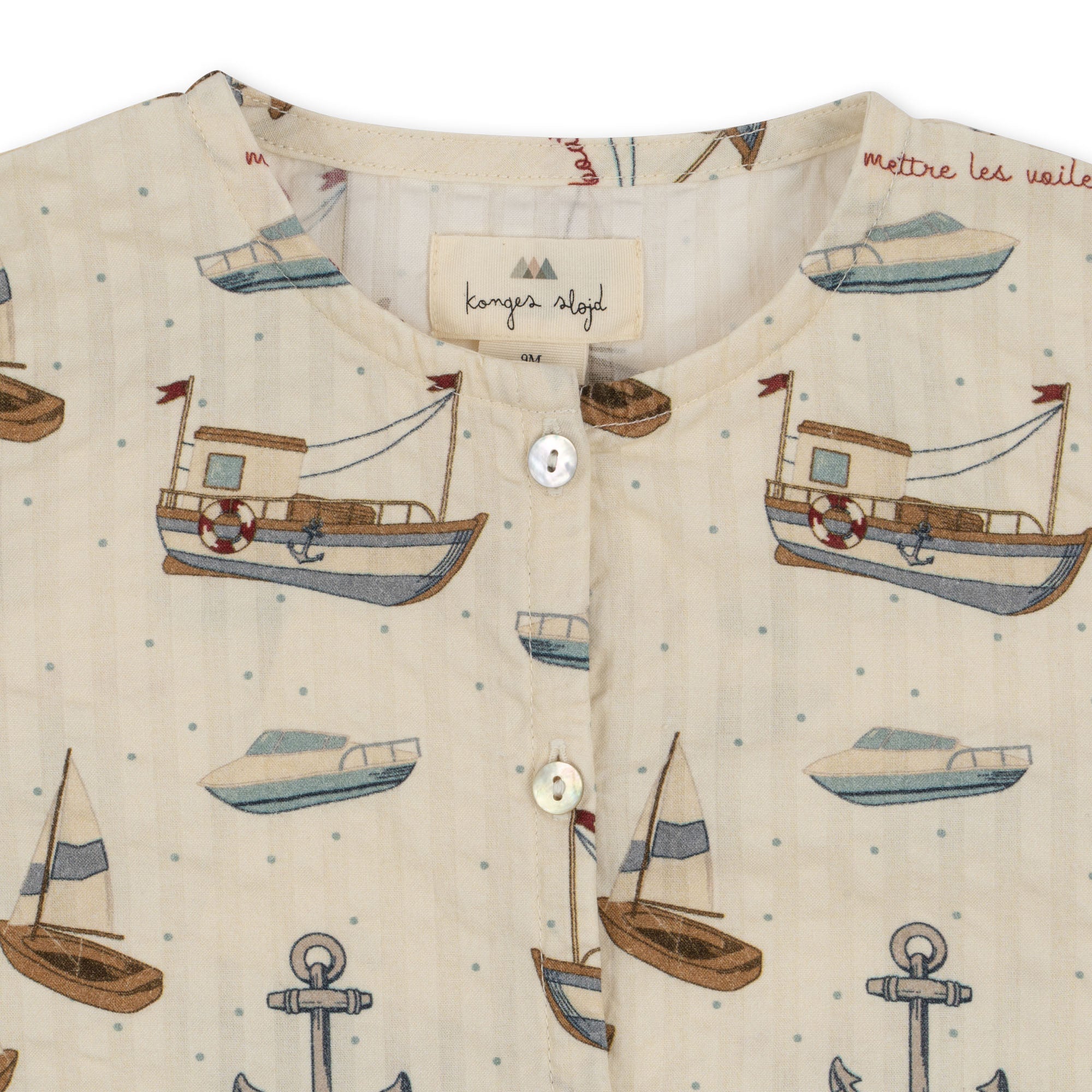 * Konges Sløjd Ace Romper Gots | Sail Away - Image 3