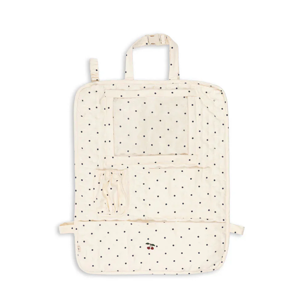 Konges Sløjd Autostoel Organizer | Navy Dot