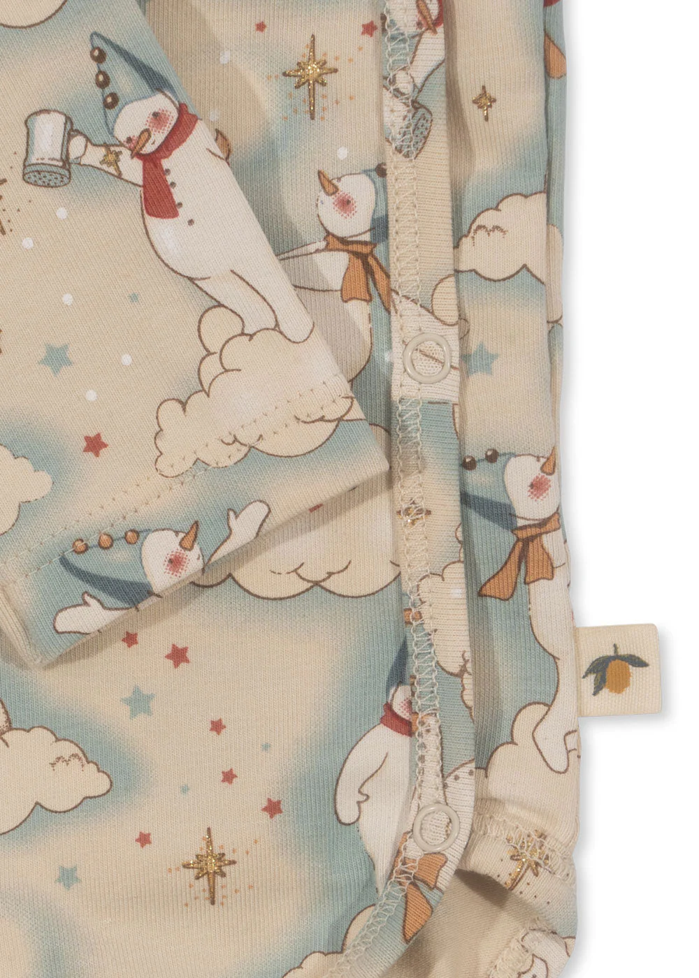 * Konges Sløjd Basic Newborn Set Pyjama | Let It Snow - Image 4