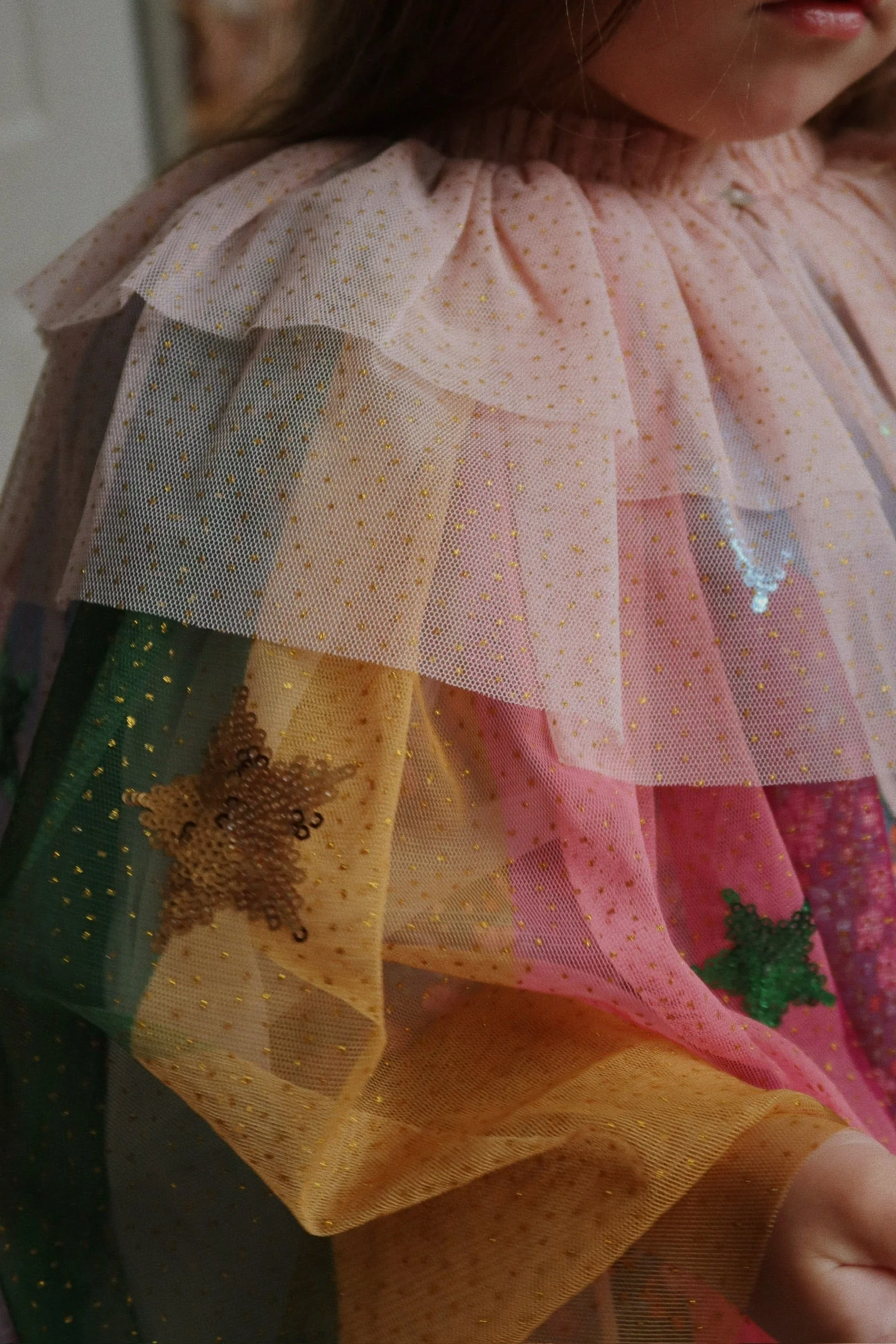 * Konges Sløjd Glitter Rainbow Verkleedkleding | Evening Sand - Image 5