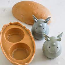 * Konges Sløjd Silicone Badspeeltjes Dino Egg | Almond Mix - Image 10