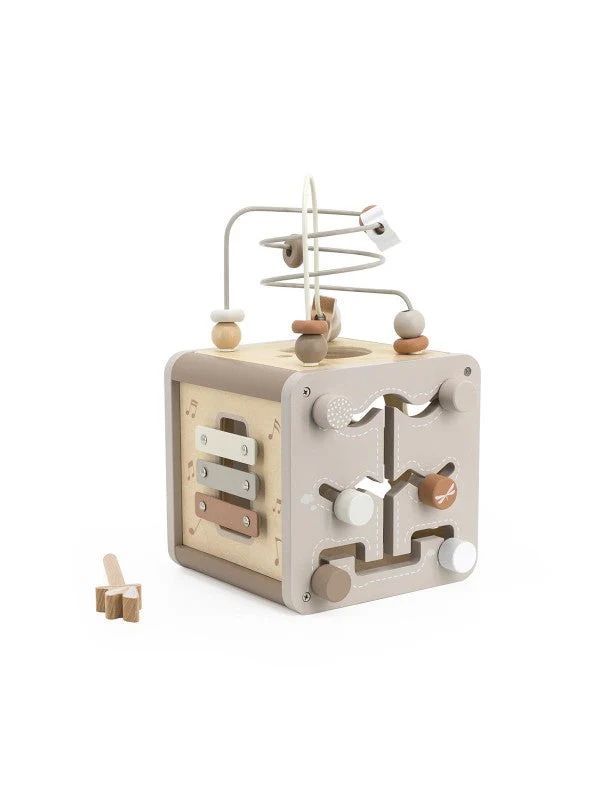 Label Label Houten Activiteitenkubus | Nougat - Image 4