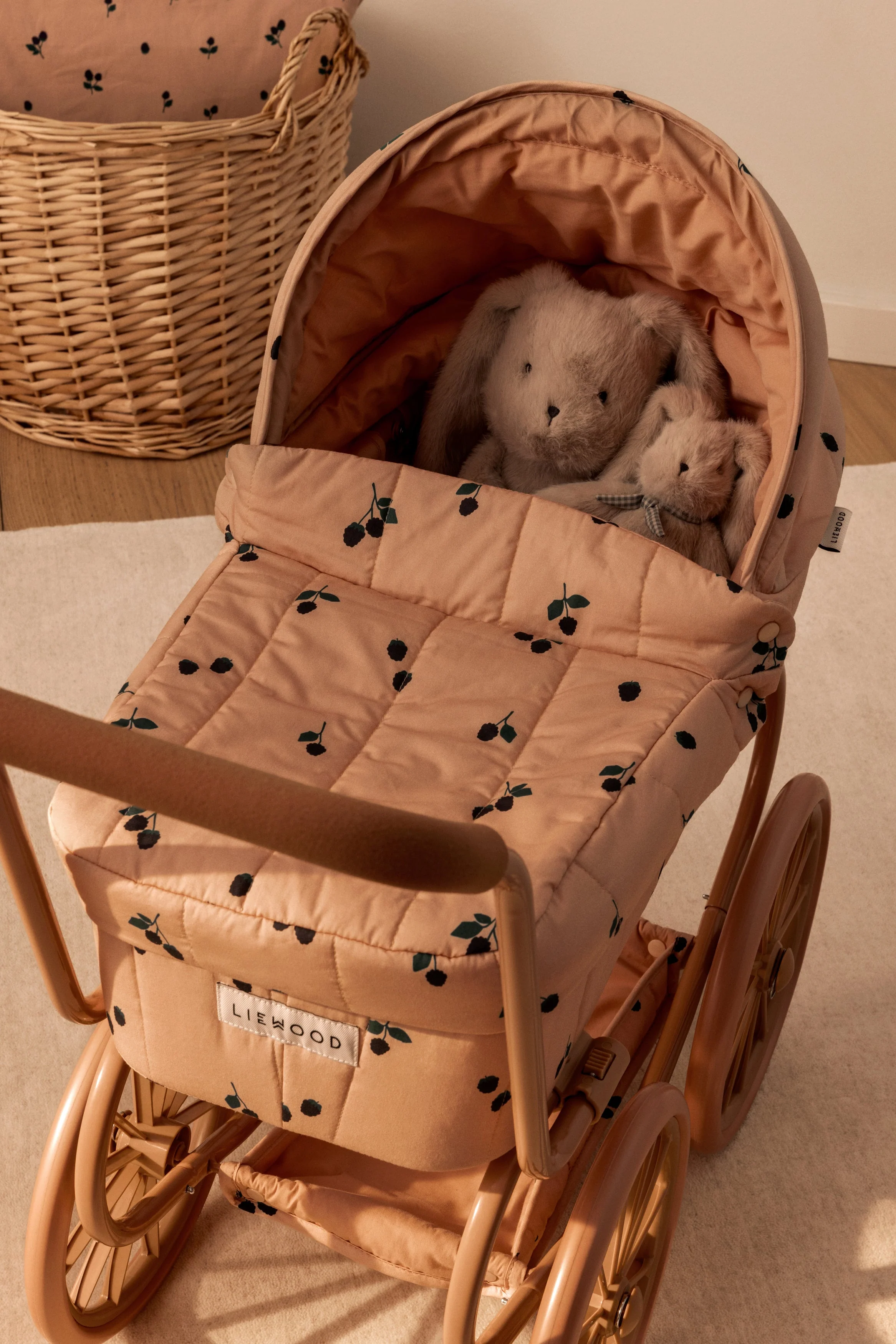 Liewood Adaline Poppen Kinderwagen | Berry / Pale Tuscany - Image 4