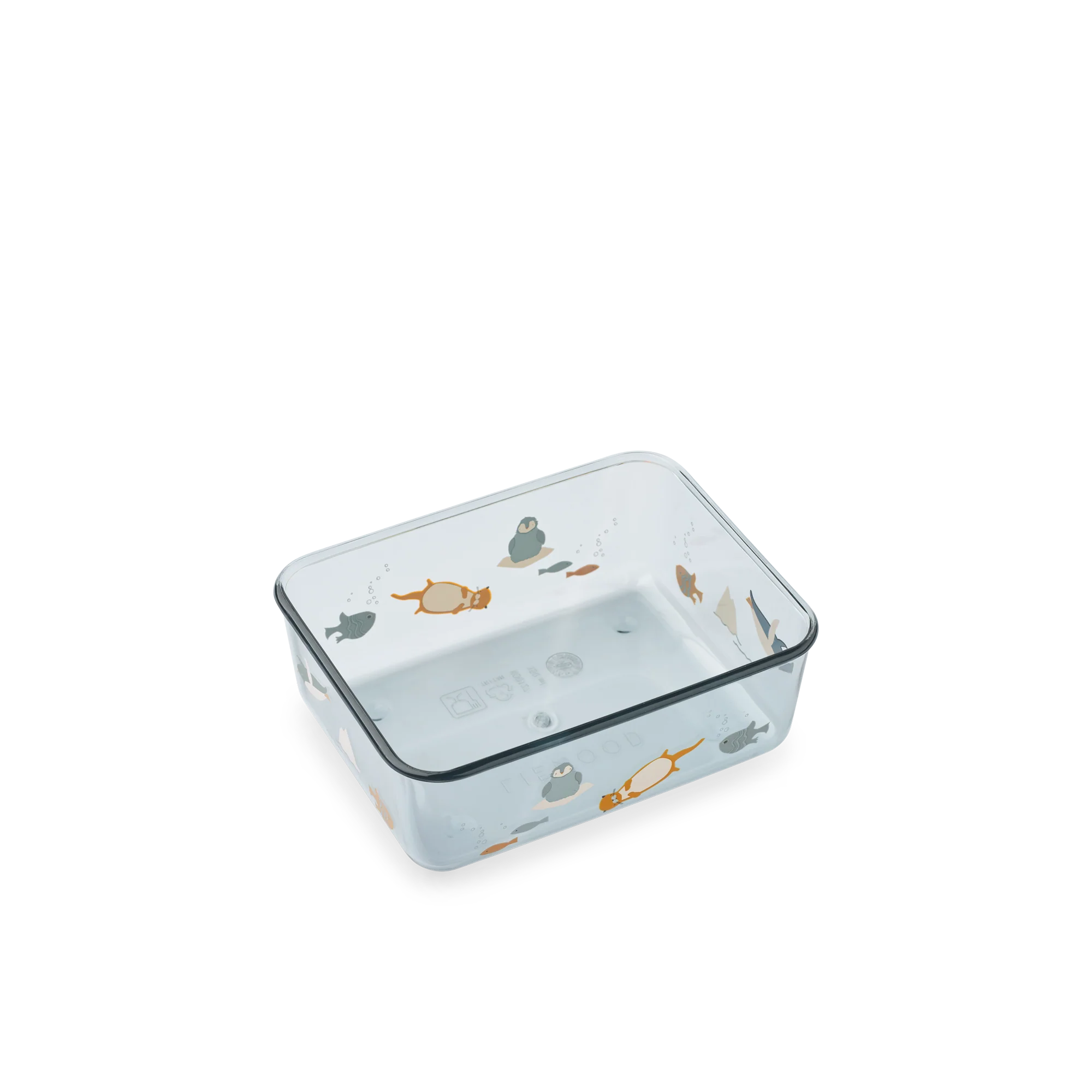 Liewood Ako Tritan Snack Box | Arctic Sea / Ocean View - Image 2