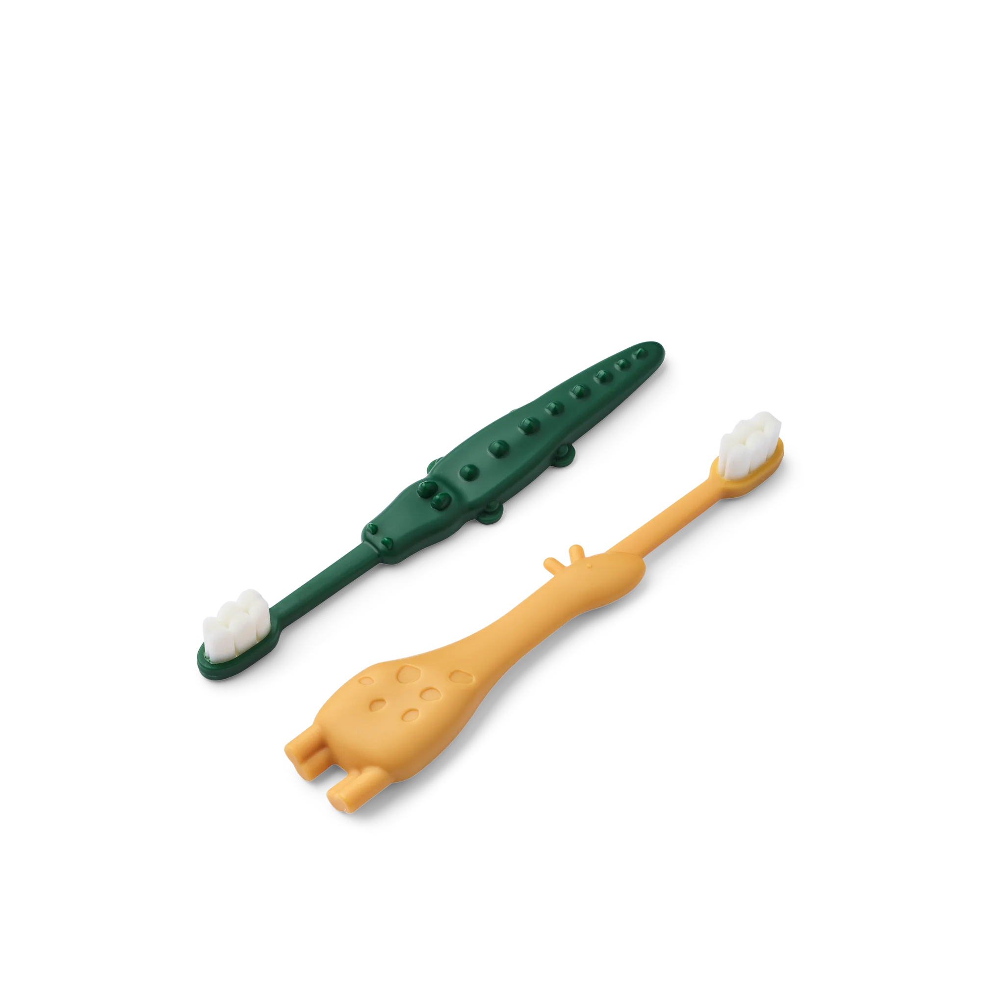 Liewood Fabio All Together Kleuter Tandenborstel | Yellow Mellow / Garden Green