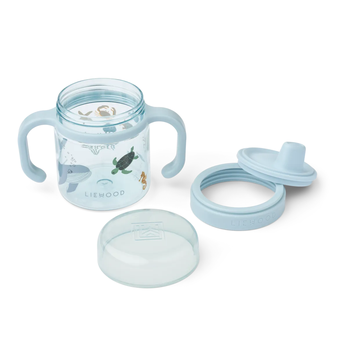 Liewood Kylo Tritan Sippy Cup 280ml | Sea Creature / Sandy - Image 2