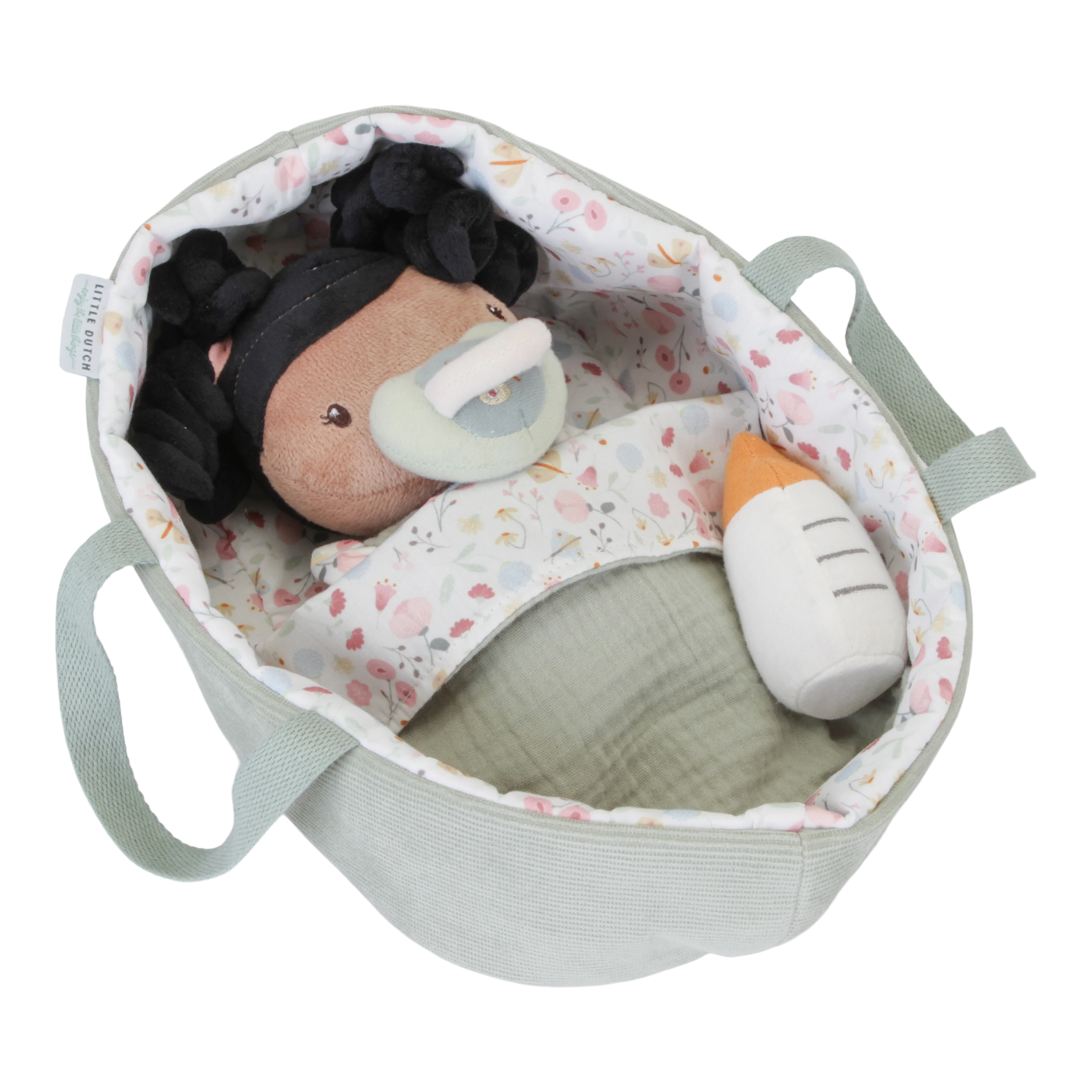 * Little Dutch Babypop Met Accessoires Evi | Flowers & Butterflies - Image 2
