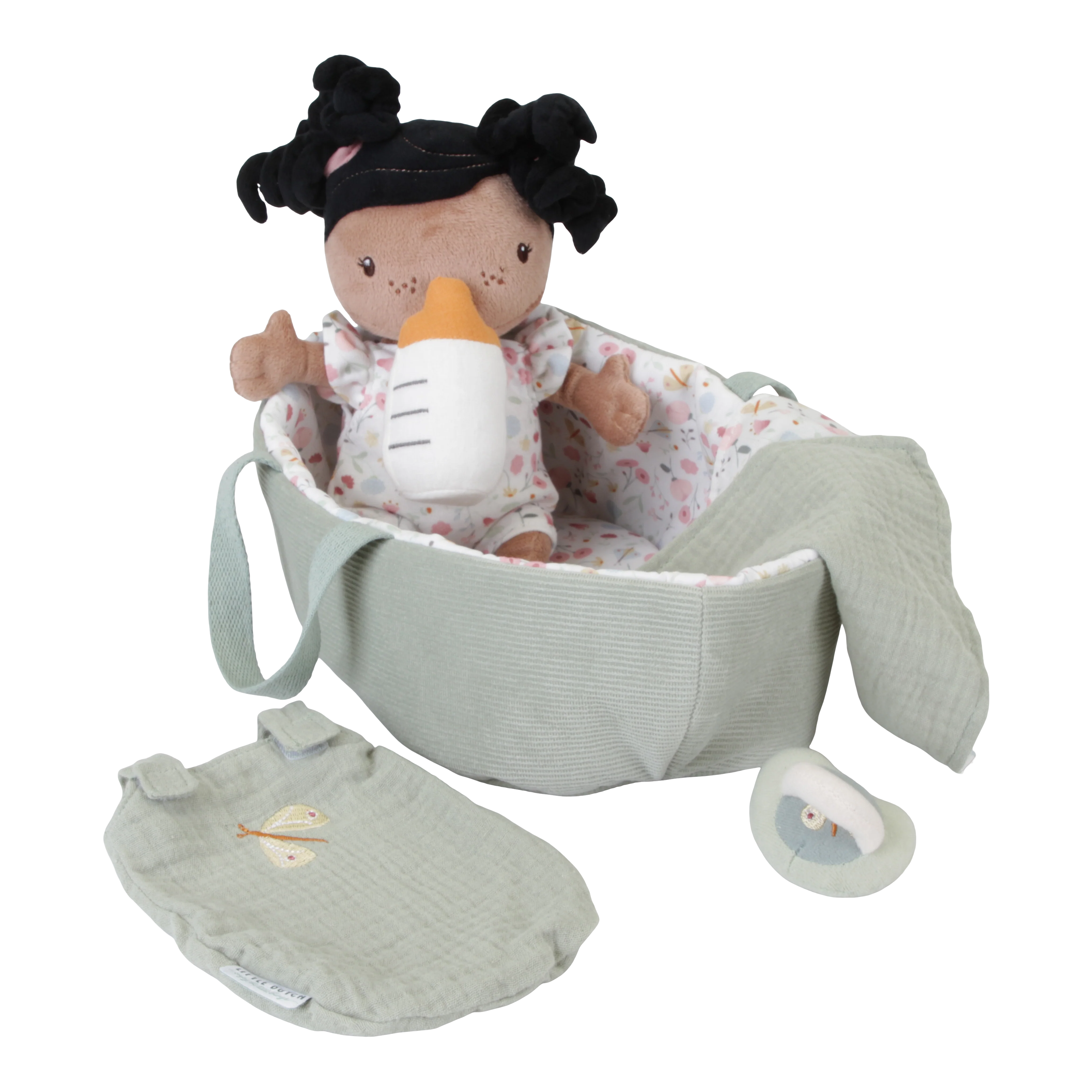 * Little Dutch Babypop Met Accessoires Evi | Flowers & Butterflies - Image 5