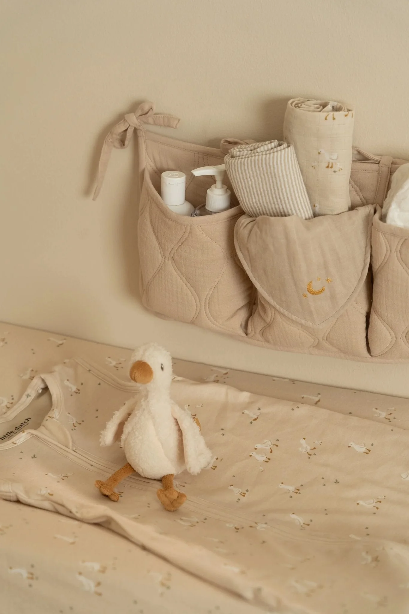 Little Dutch Bandana Slab Set Van 2 | Pure Soft Beige - Image 2