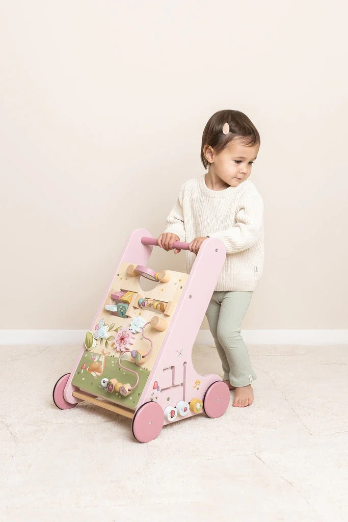 Little Dutch Houten Activiteiten Loopwagen | Fairy Garden - Image 3