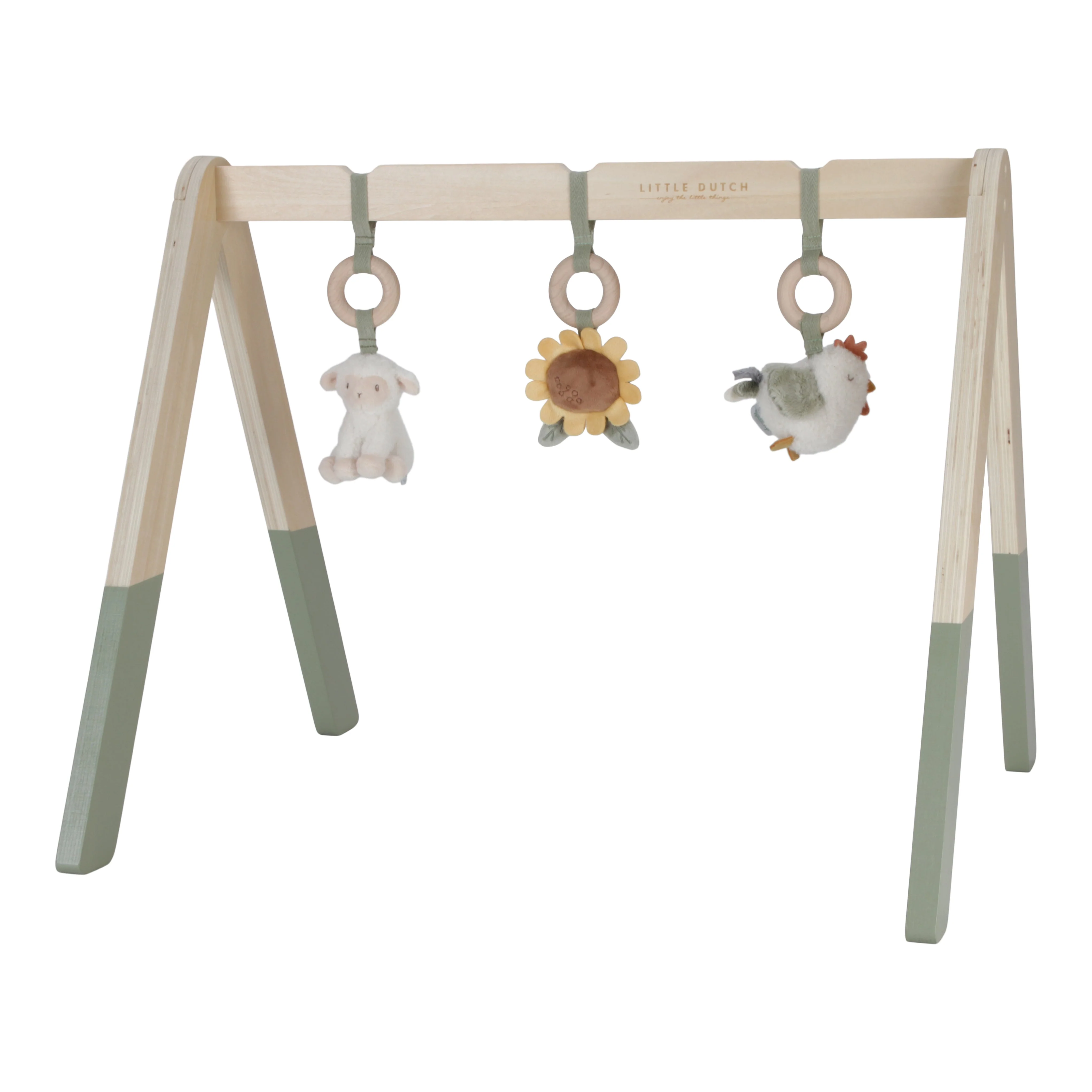 Little Dutch Houten Babygym Met Speeltjes | Little Farm - Image 6