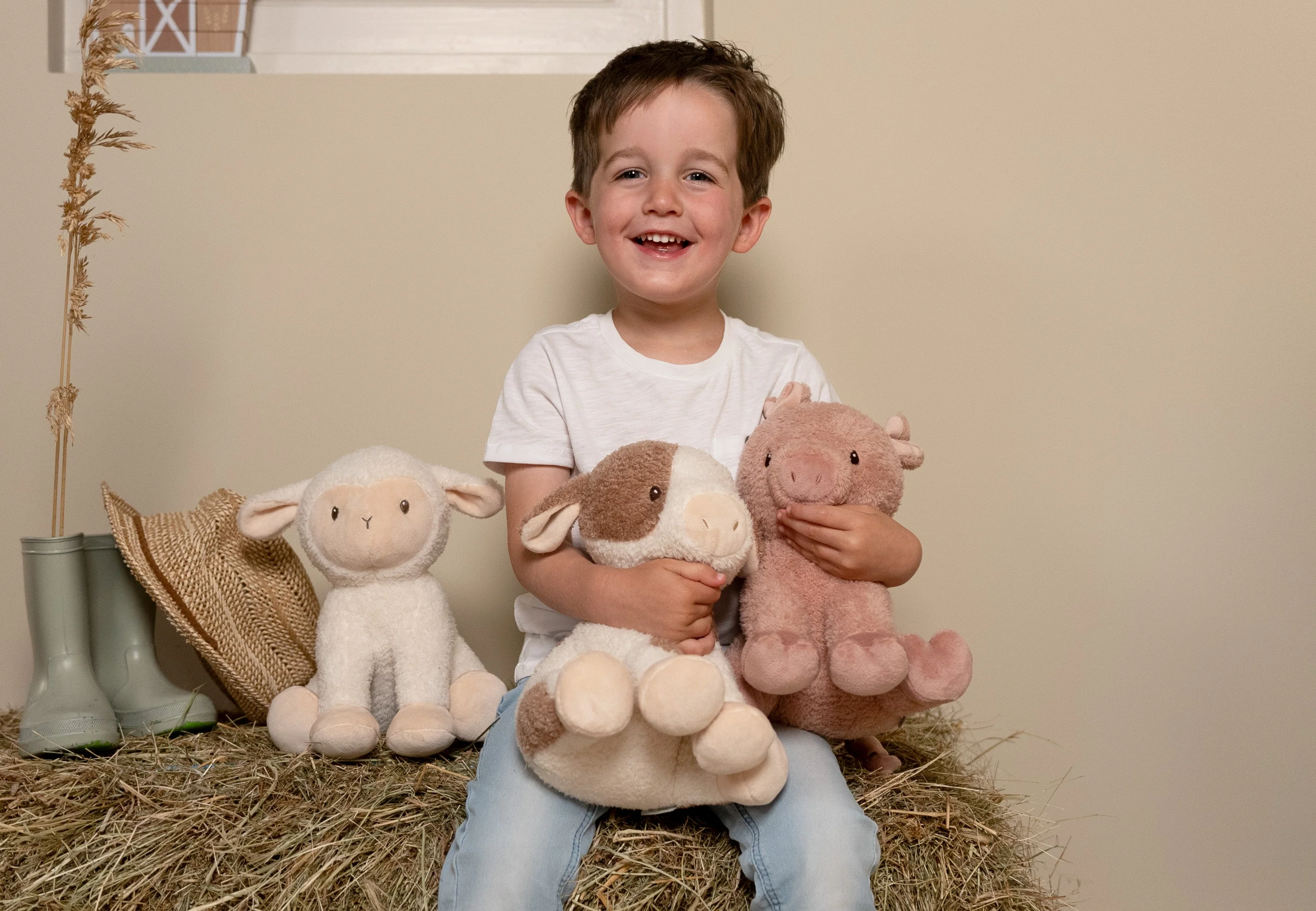 * Little Dutch Knuffel 17cm | Koe Little Farm - Image 5