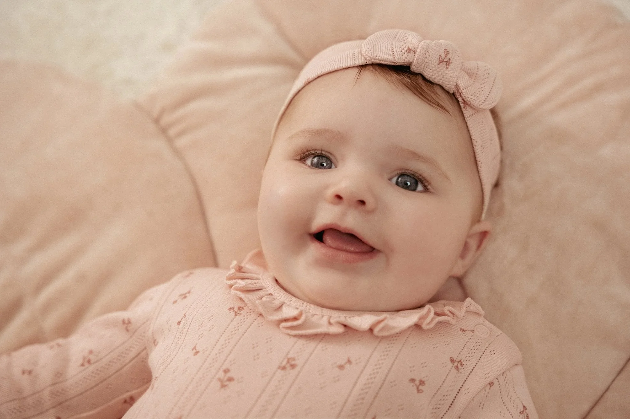 Little Dutch Romper Lange Mouw | Fairy Flowers Roze - Image 2