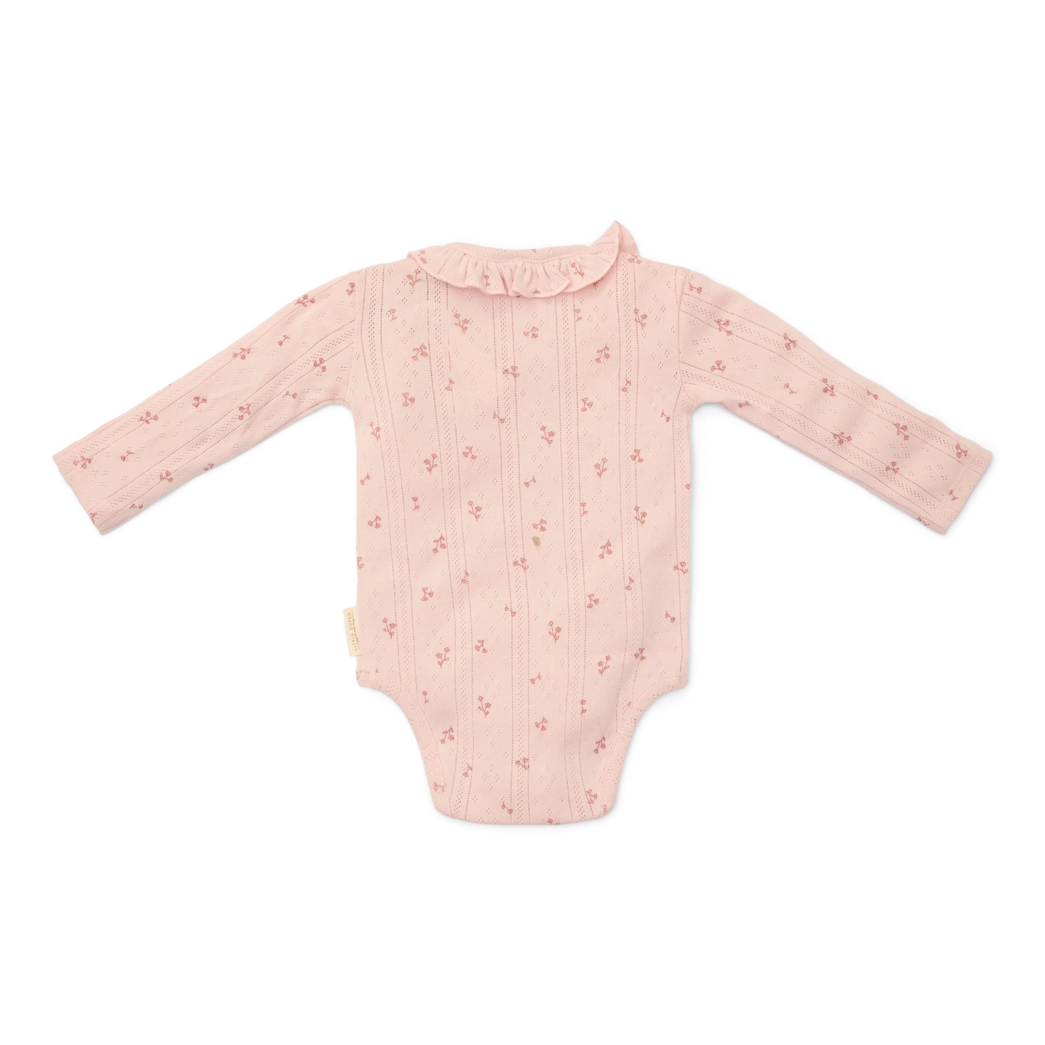 Little Dutch Romper Lange Mouw | Fairy Flowers Roze - Image 4