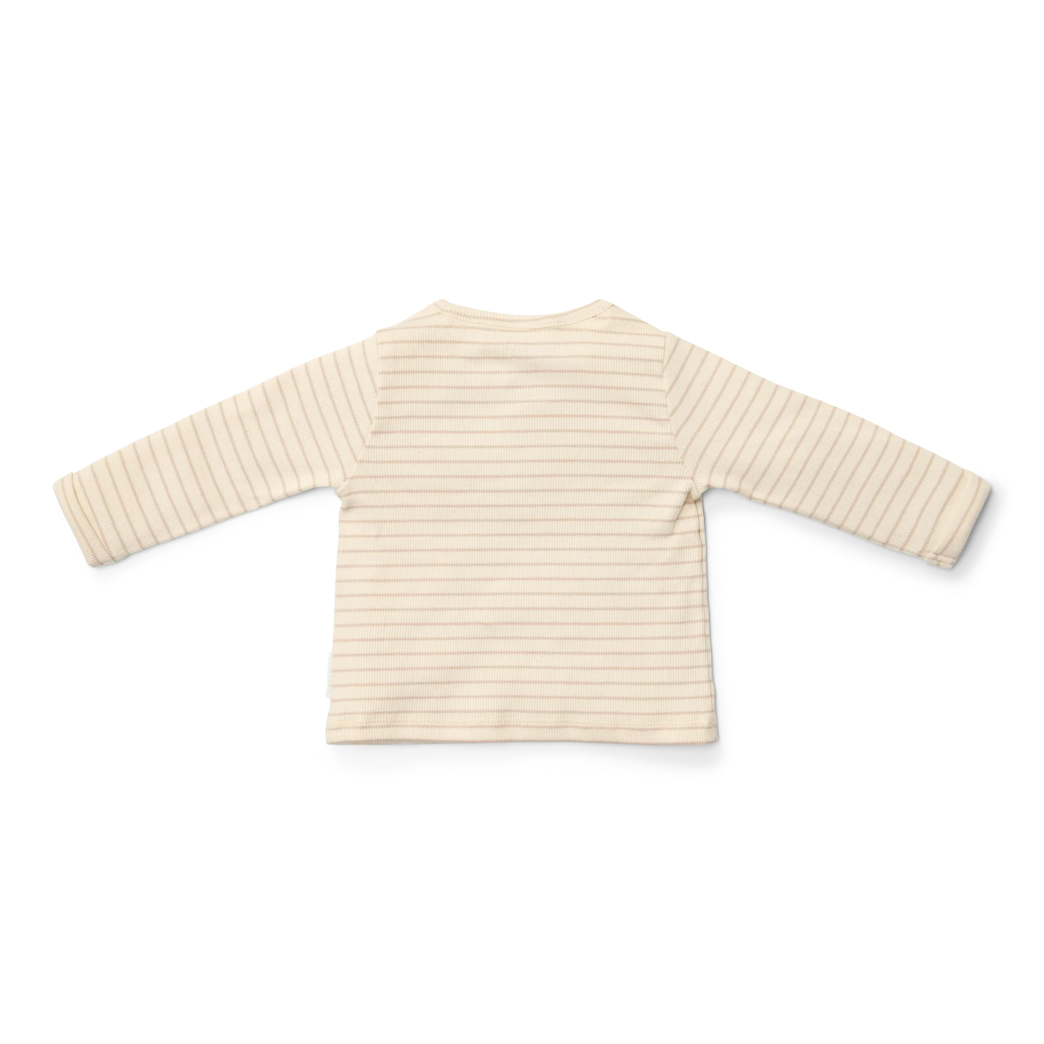Little Dutch T-shirt Lange Mouw | Beige Stripe - Image 2