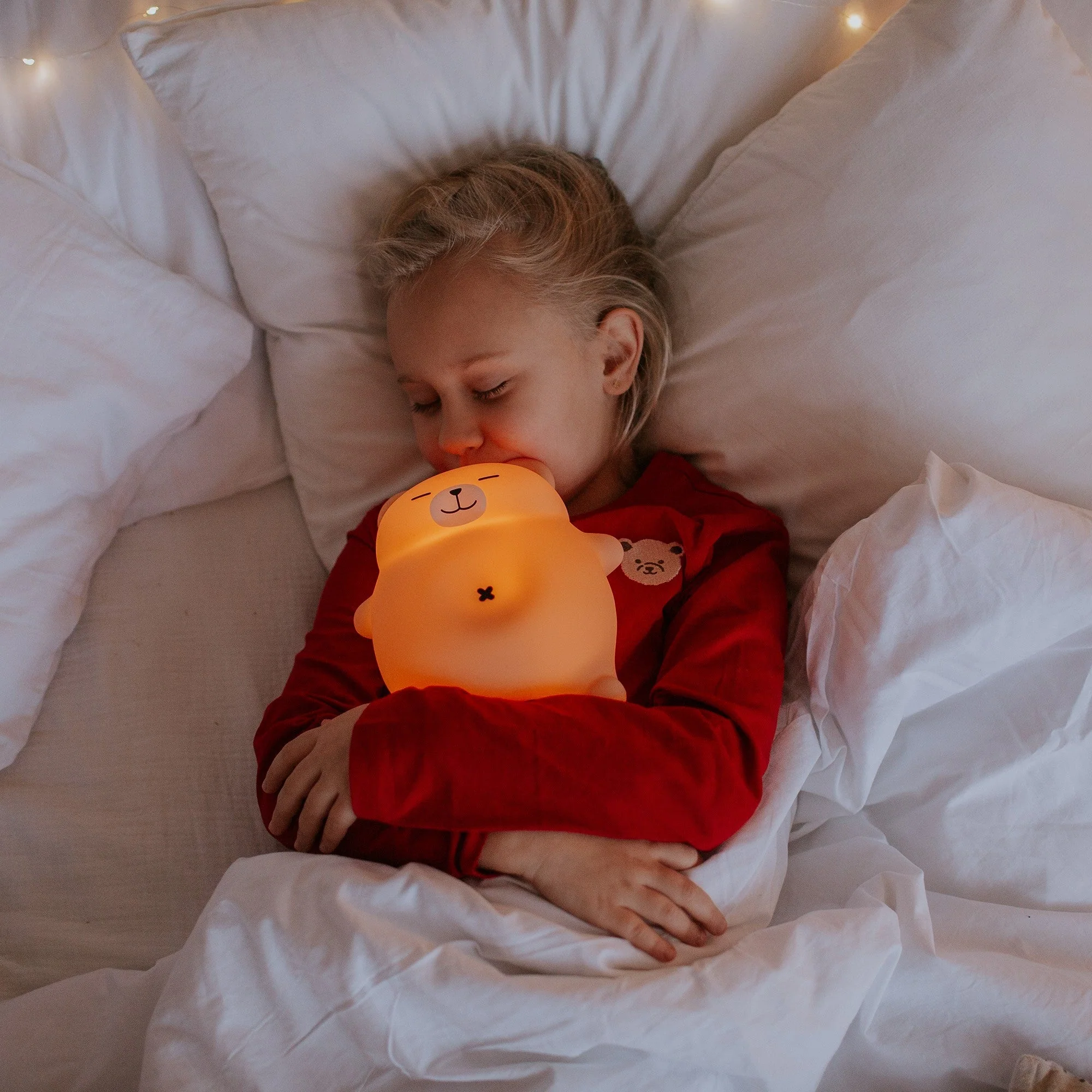 Mary's Led Nachtlamp | Ademend Beertje Snoaring Bear - Image 4