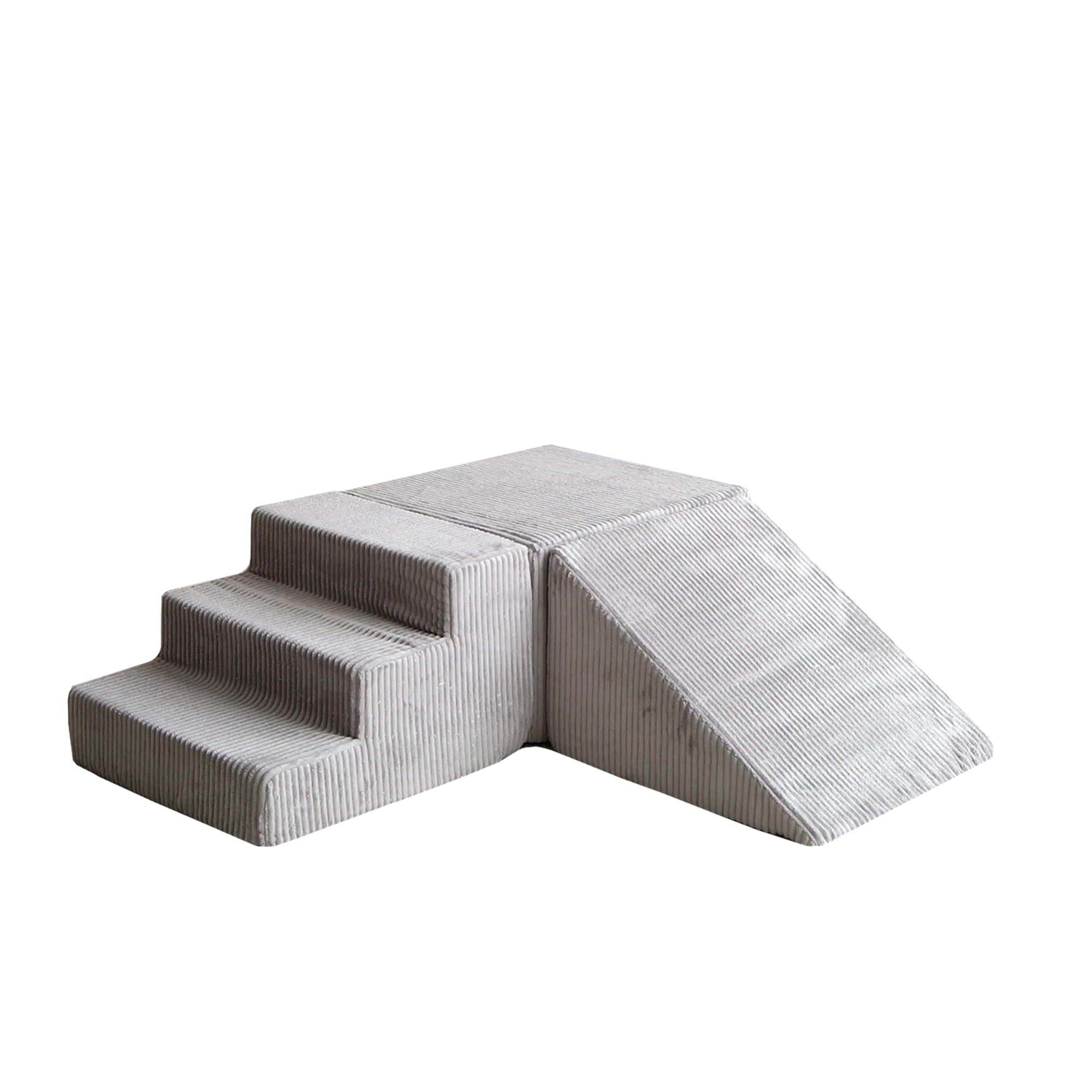 Moje Playset Velvet Rib Elementen 3st | Grijs