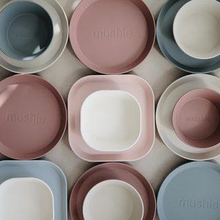Mushie Set 2 Borden Rond | Smoke - Image 2