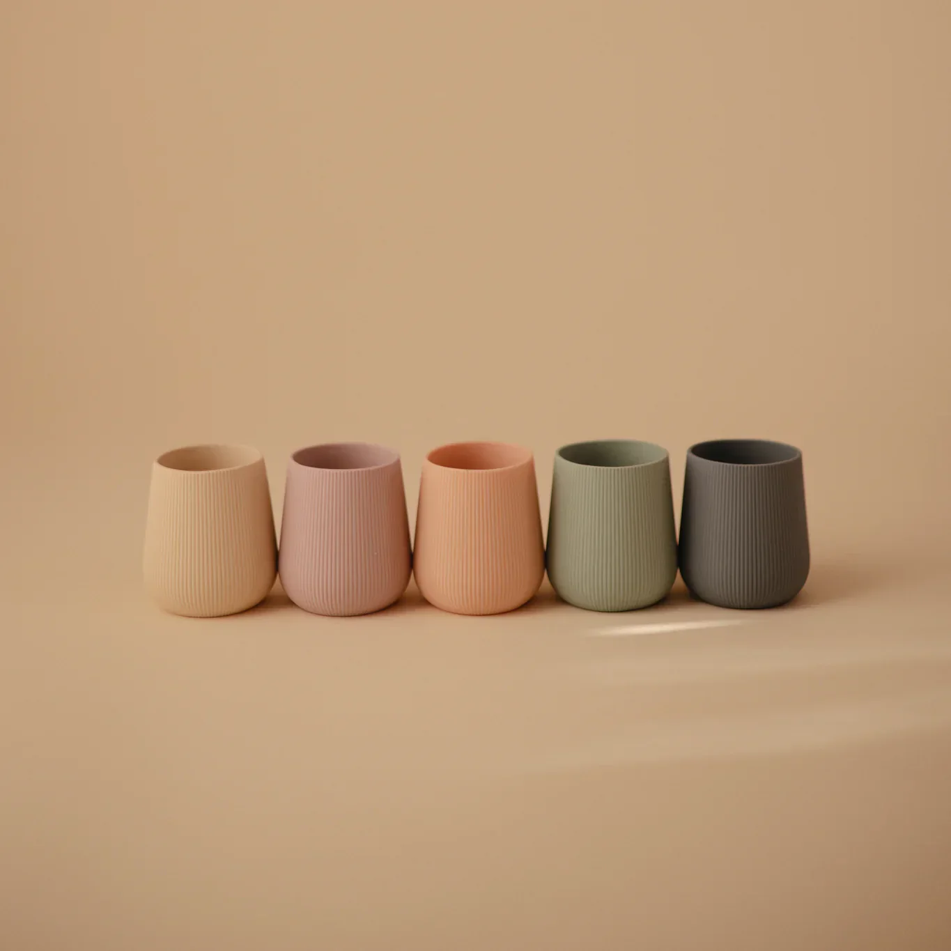 Mushie Starter Cup Drinkbeker | Cambridge Blue - Image 2