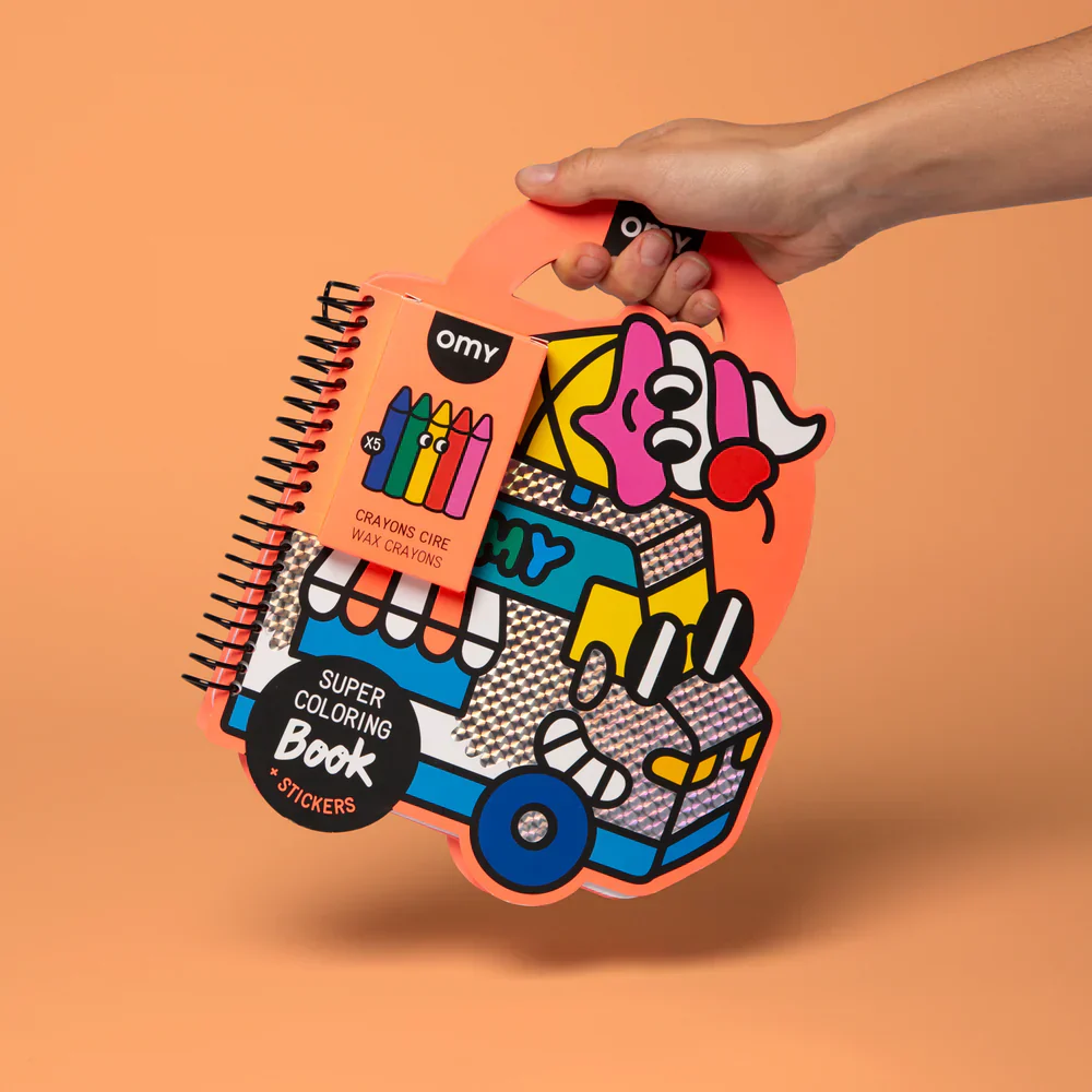 Omy Super Kleur- & Stickerboek | Yummy