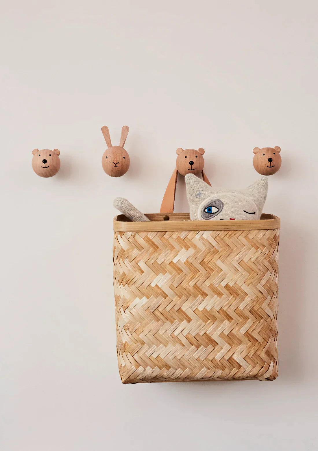 OYOY Living Mini Wandhaakje | Bear Nature - Image 3