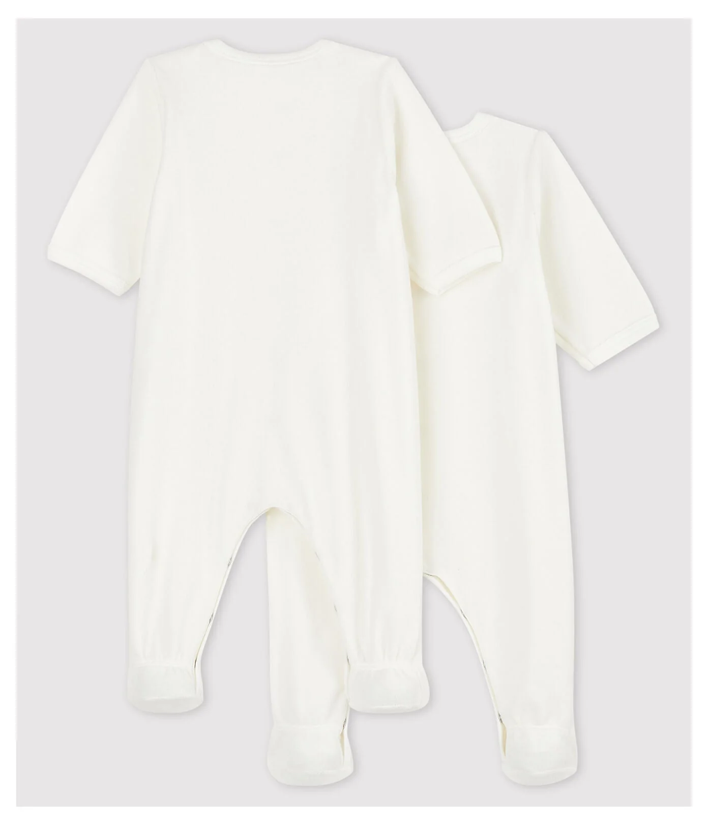 * Petit Bateau Baby Pyjama Set 2 Katoen | Offwhite - Image 3