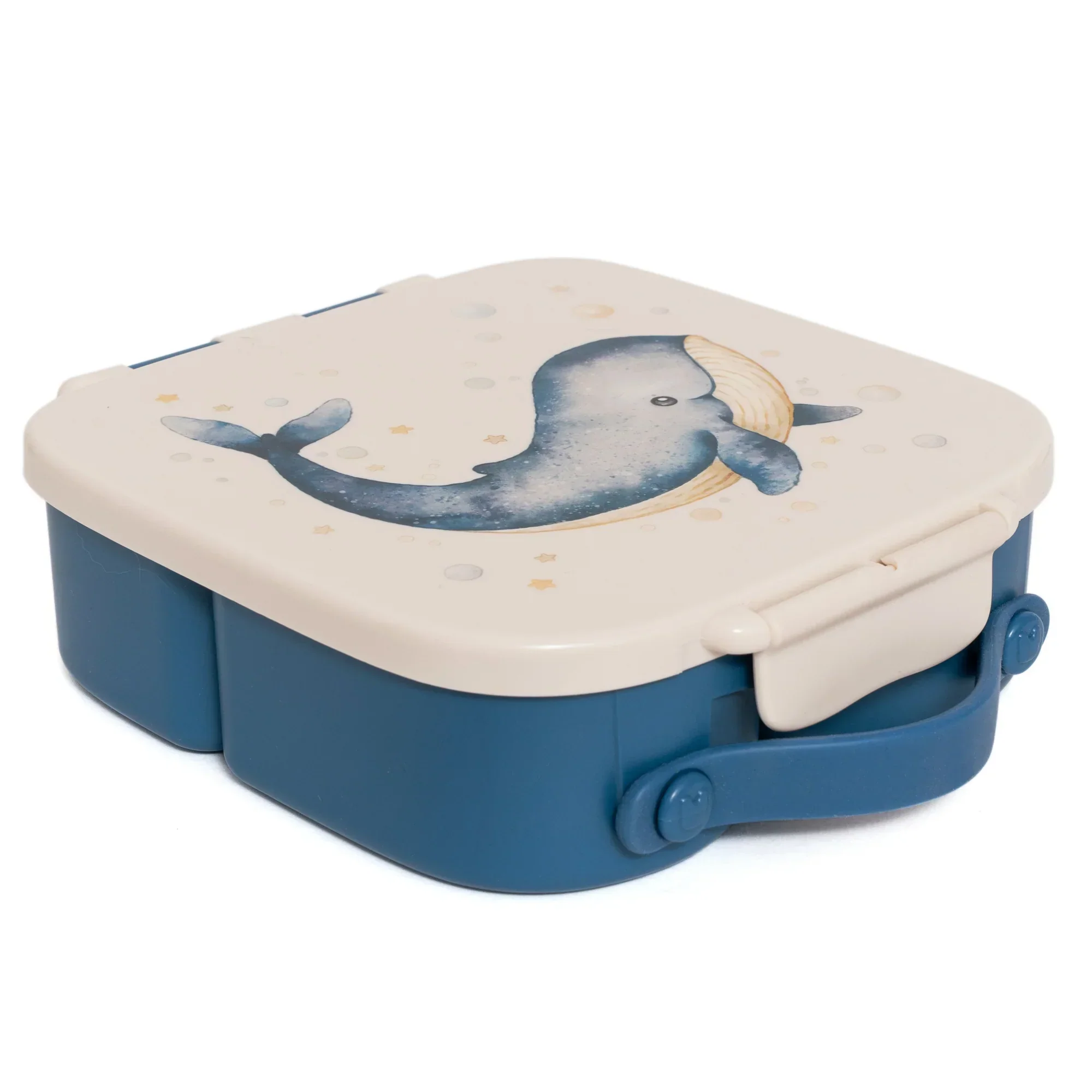 Petit Monkey Bento Lunchbox Met Vakjes | Walvis - Image 3