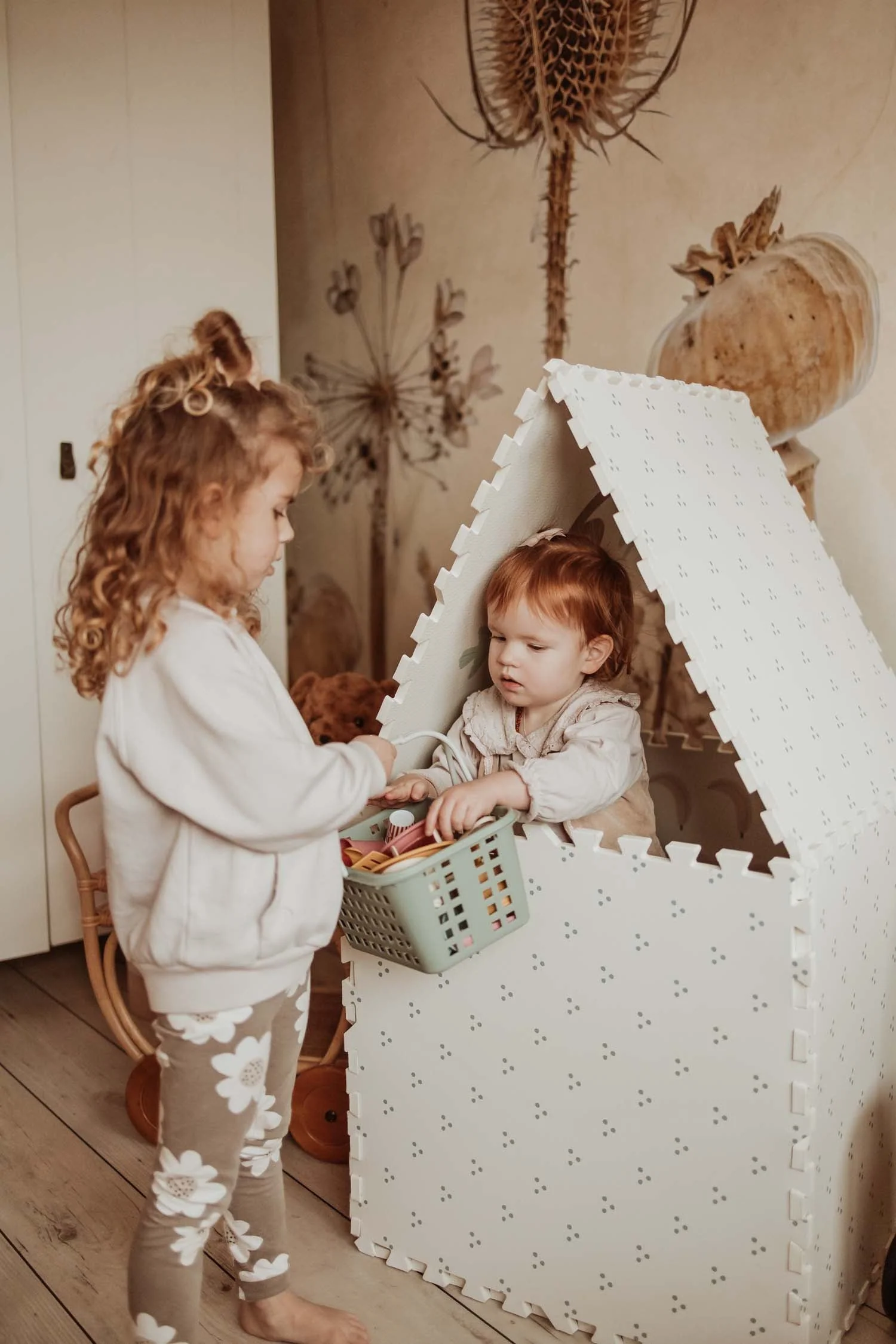 Play And Go EEVAA 2-In-1 Speeltapijt Puzzelmat & Opbergbox | Numbers / Dots - Image 21