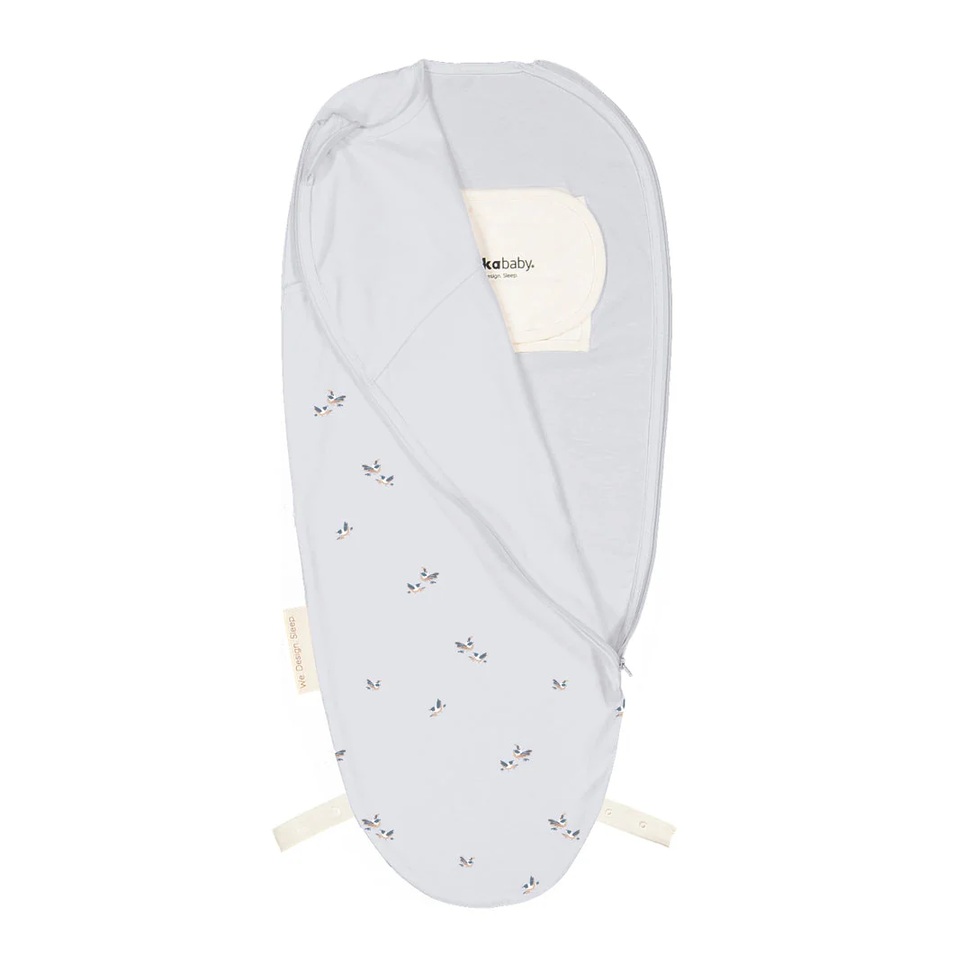 Puckababy Inbakerslaapzak Piep - 0/3 M - Cotton | Birds - Image 3