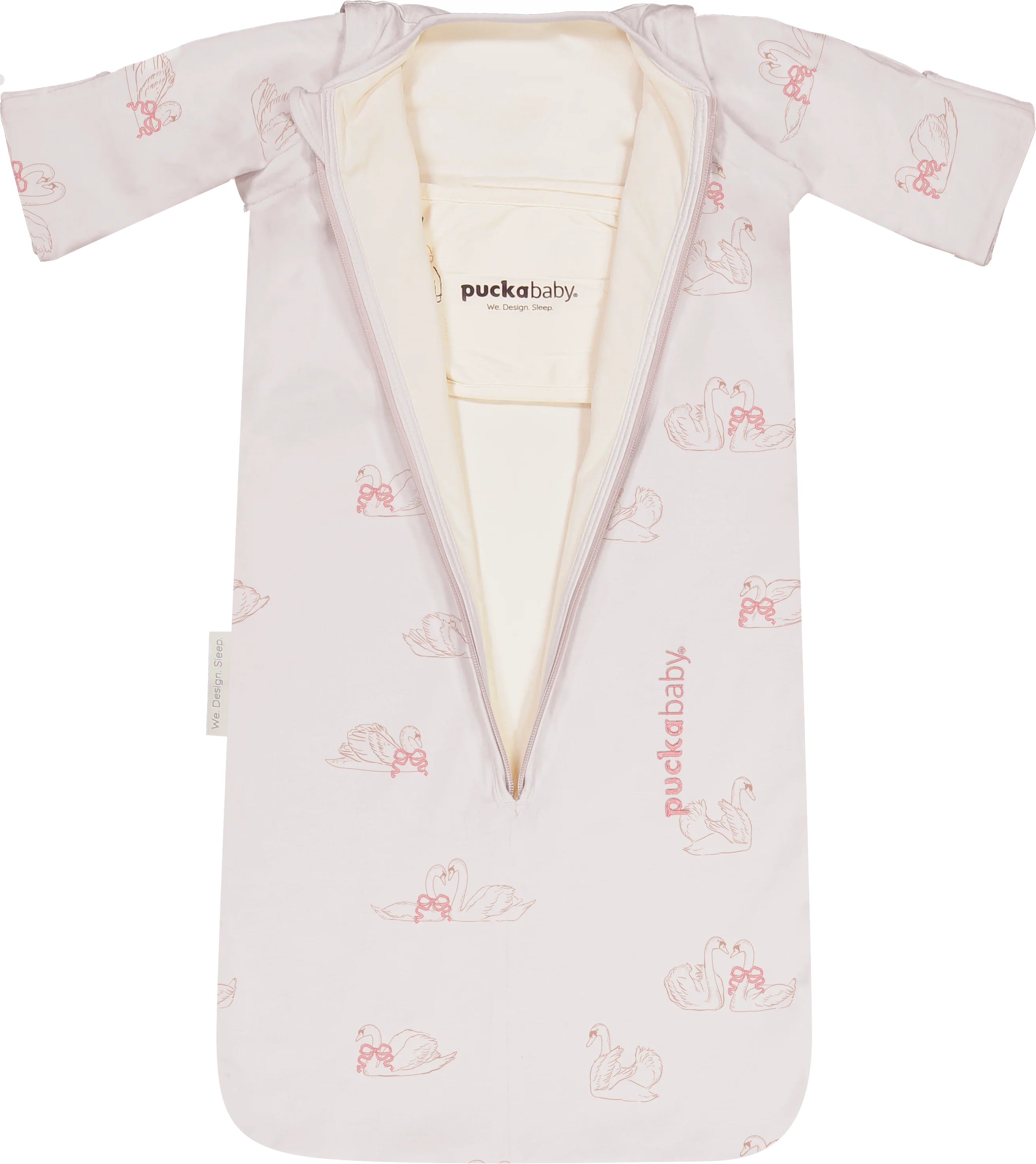 Puckababy Slaapzak The Bag Newborn < 6 M | 70 CM - Cotton | Swans
