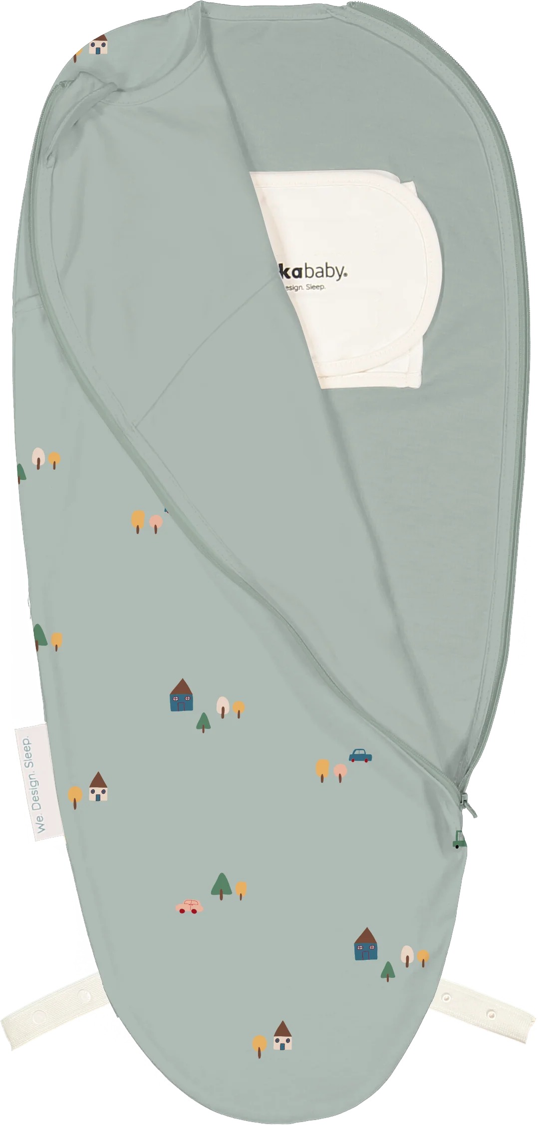 Puckababy Slaapzak The Original - Piep - 0/3 M - Cotton | Tiny village - Image 2