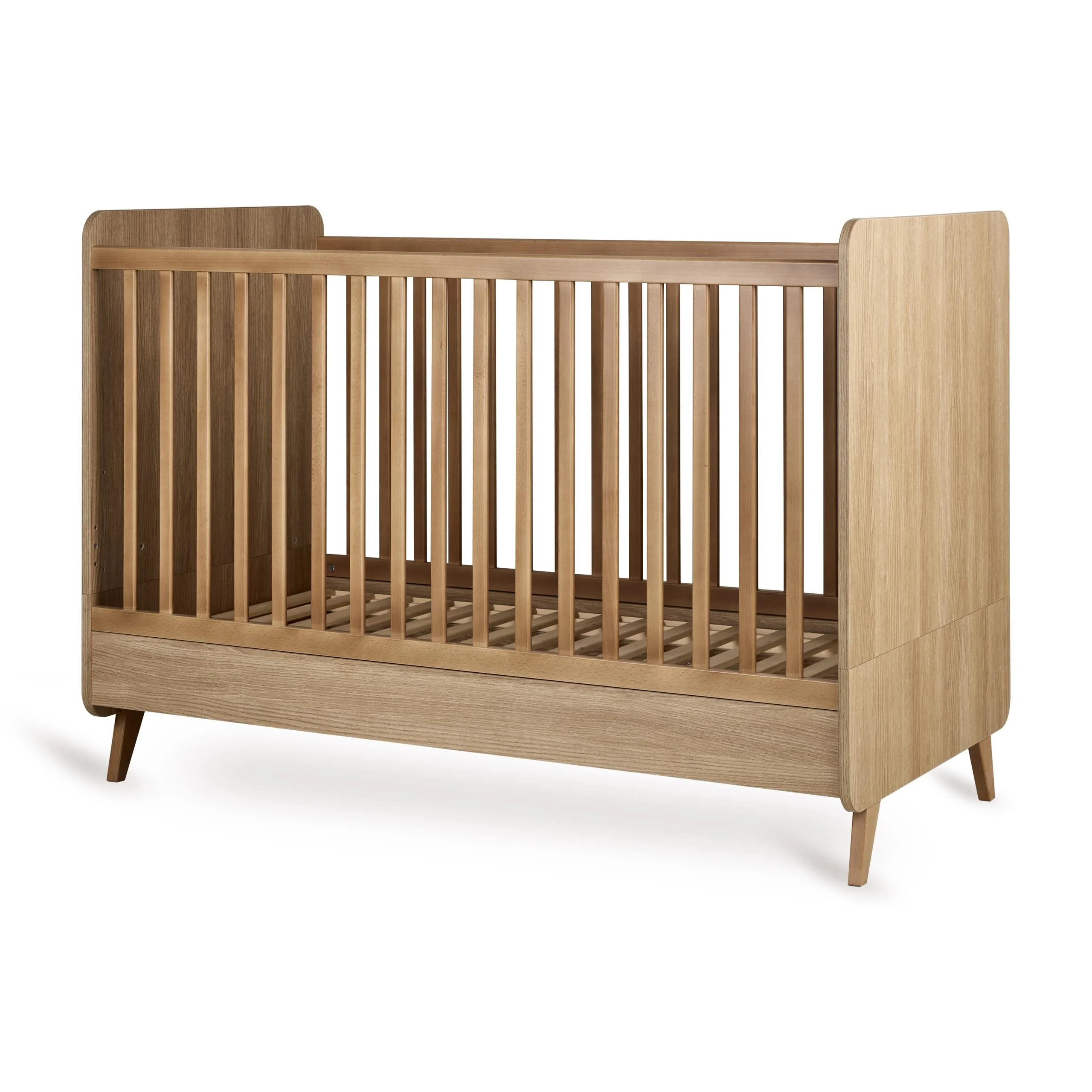 Quax Babybed Loft Meegroeibed 140x70cm | Honey Ash - Image 4