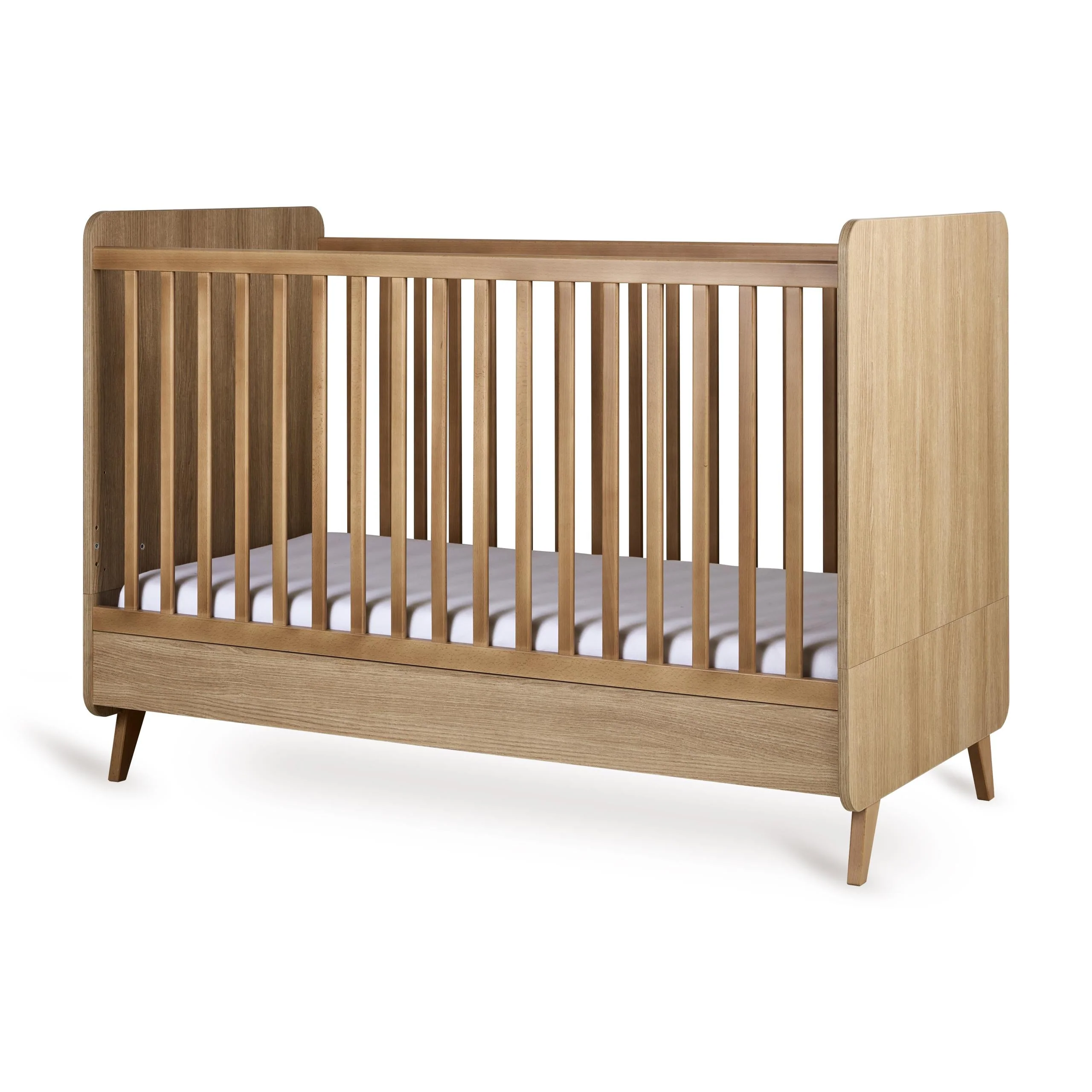 Quax Babybed Loft Meegroeibed 140x70cm | Honey Ash - Image 5