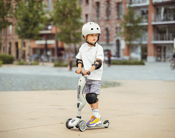 Scoot & Ride Knie- en elleboogbeschermers | Steel - Image 6
