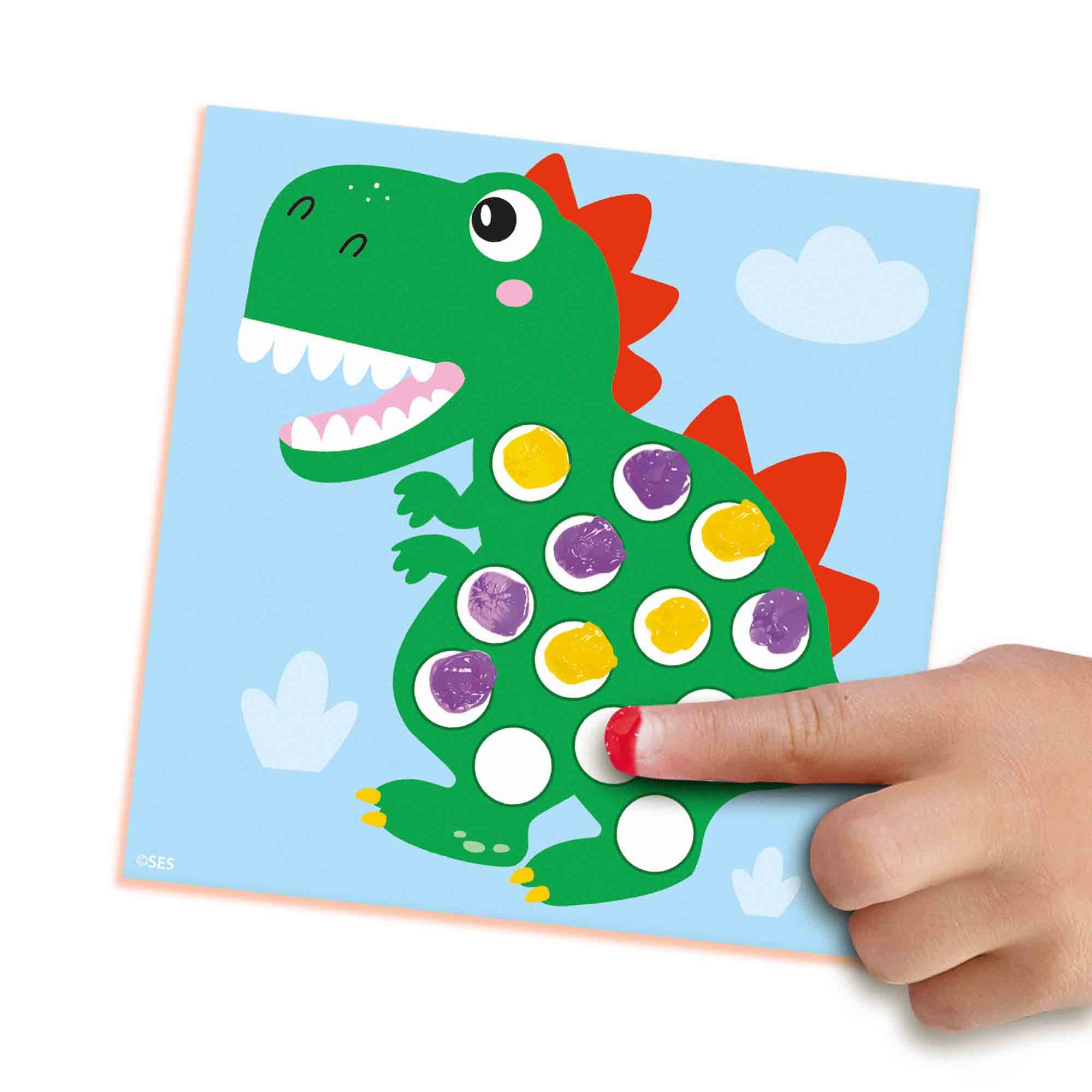 SES Creative My First | Vingerafdruk Verf Dino's - Image 4