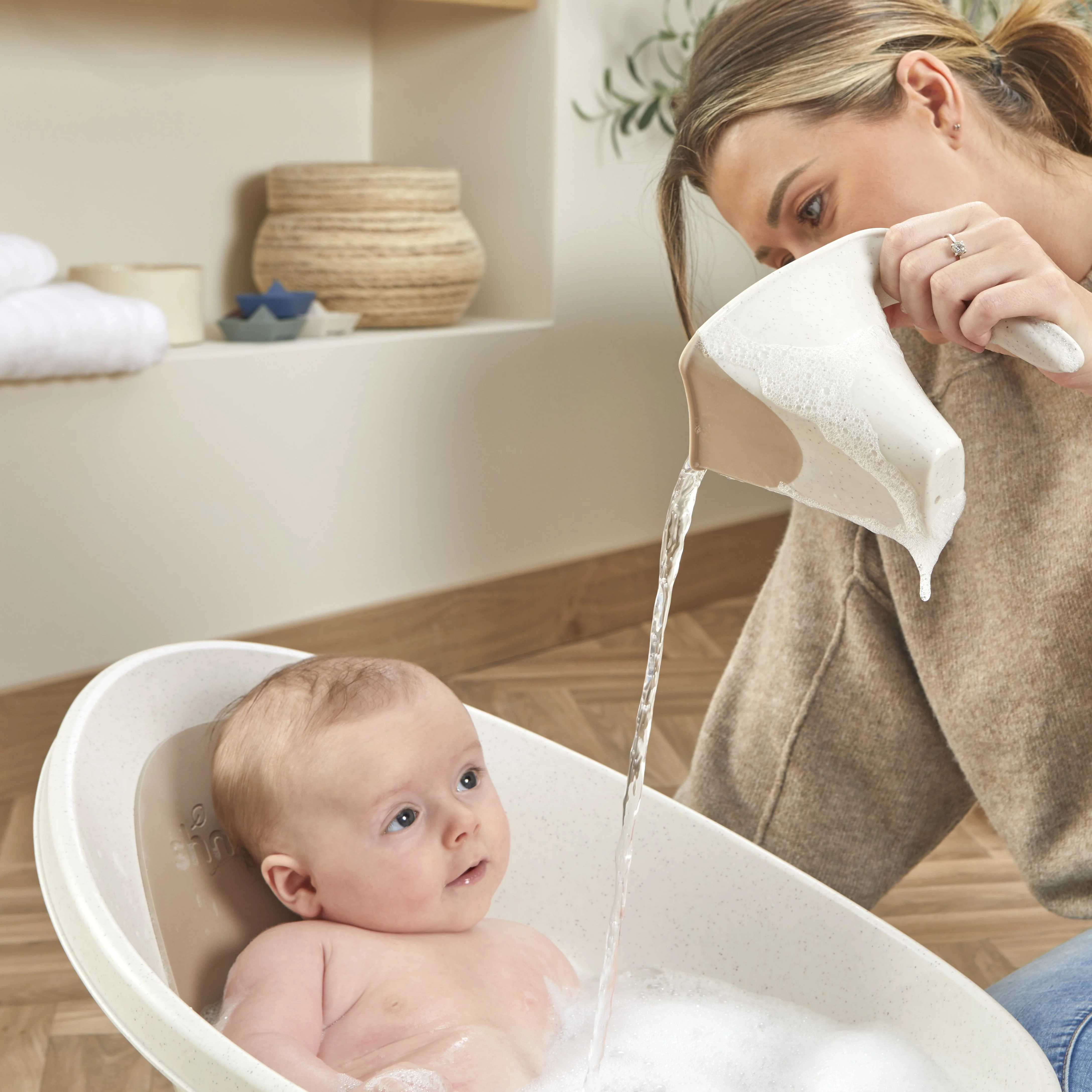 Shnuggle Washy Spoel Cup Spoelbeker | Eco Cookies & Cream - Image 2