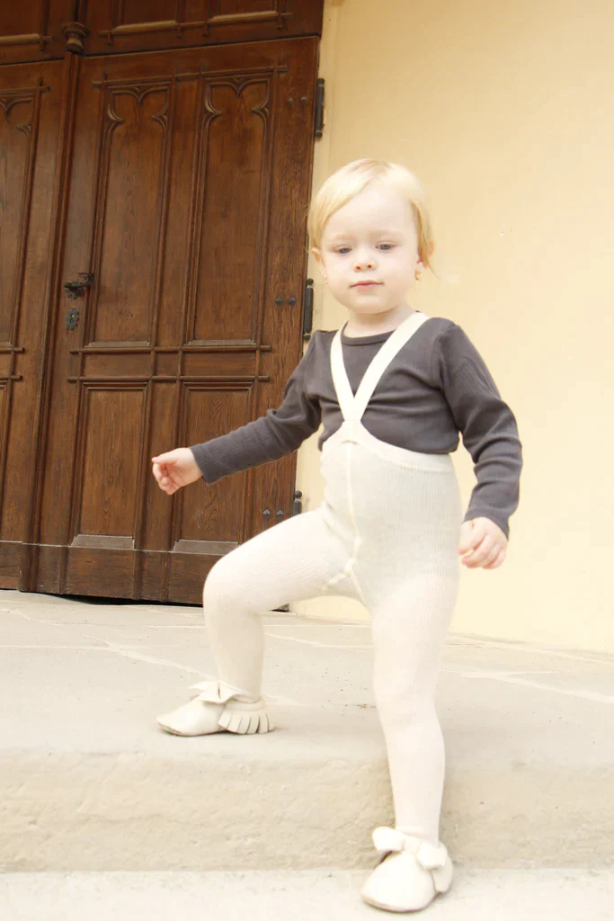 Silly Silas Broekkousen Footed Met Voetjes | Cream Blend - Image 4