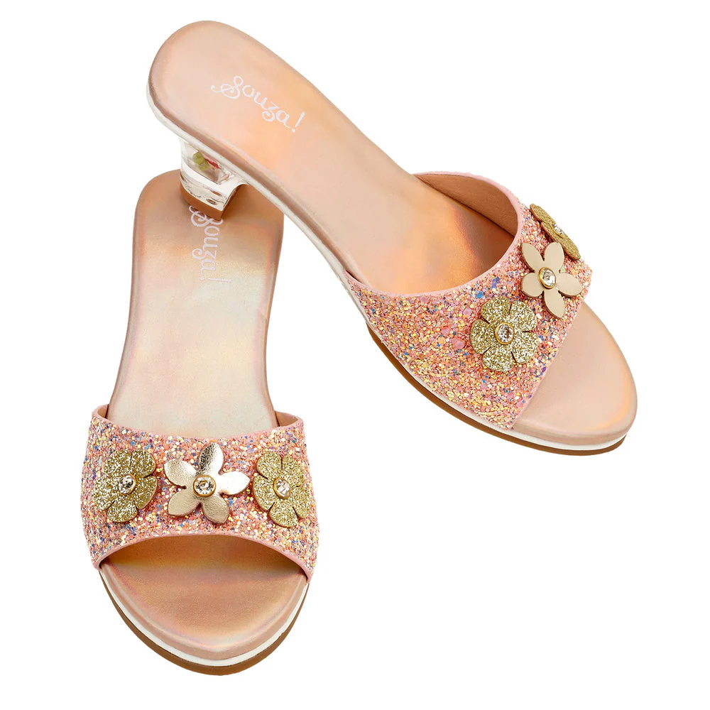 Souza Slipper Hak Clarisse Zalm Metallic 30/31