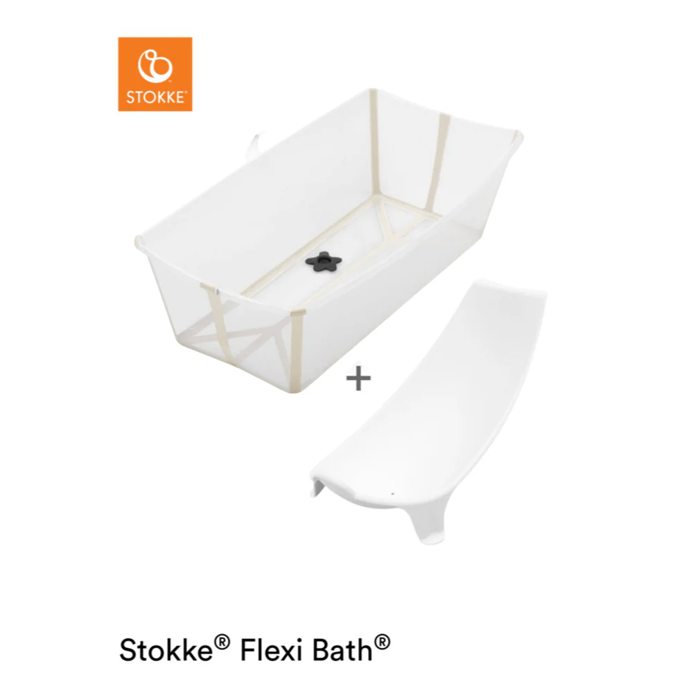 Stokke® Flexi Bath® XL + Badinzet Bundle | Sandy Beige - Image 2