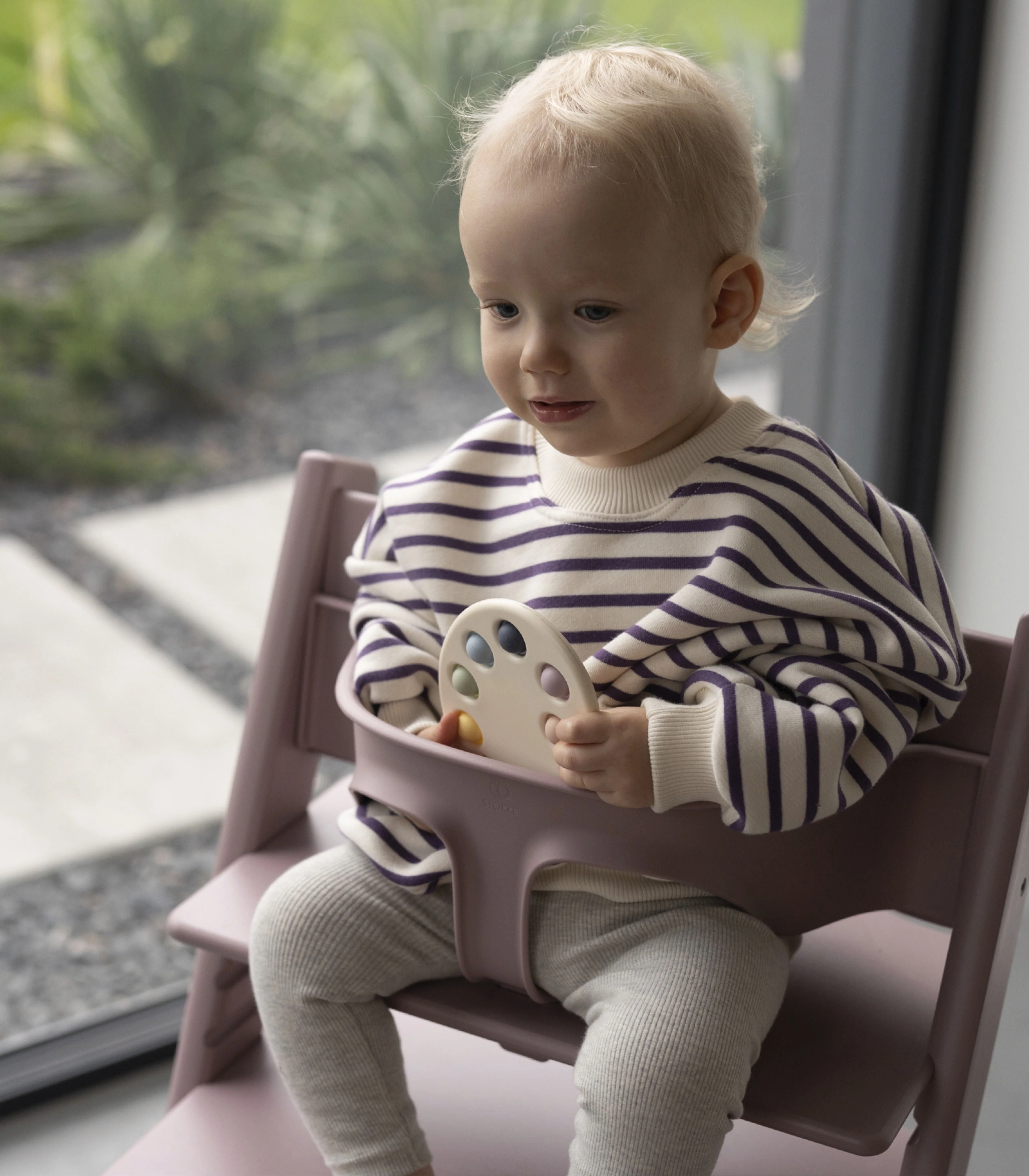 Stokke® Tripp Trapp® Baby Set V2 | Heather Mauve - Image 3