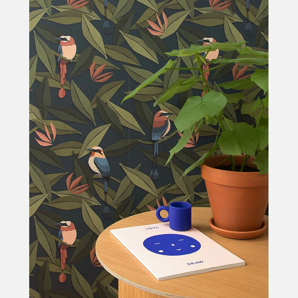 Studio Ditte Behangpapier | Birds Blue - Image 4