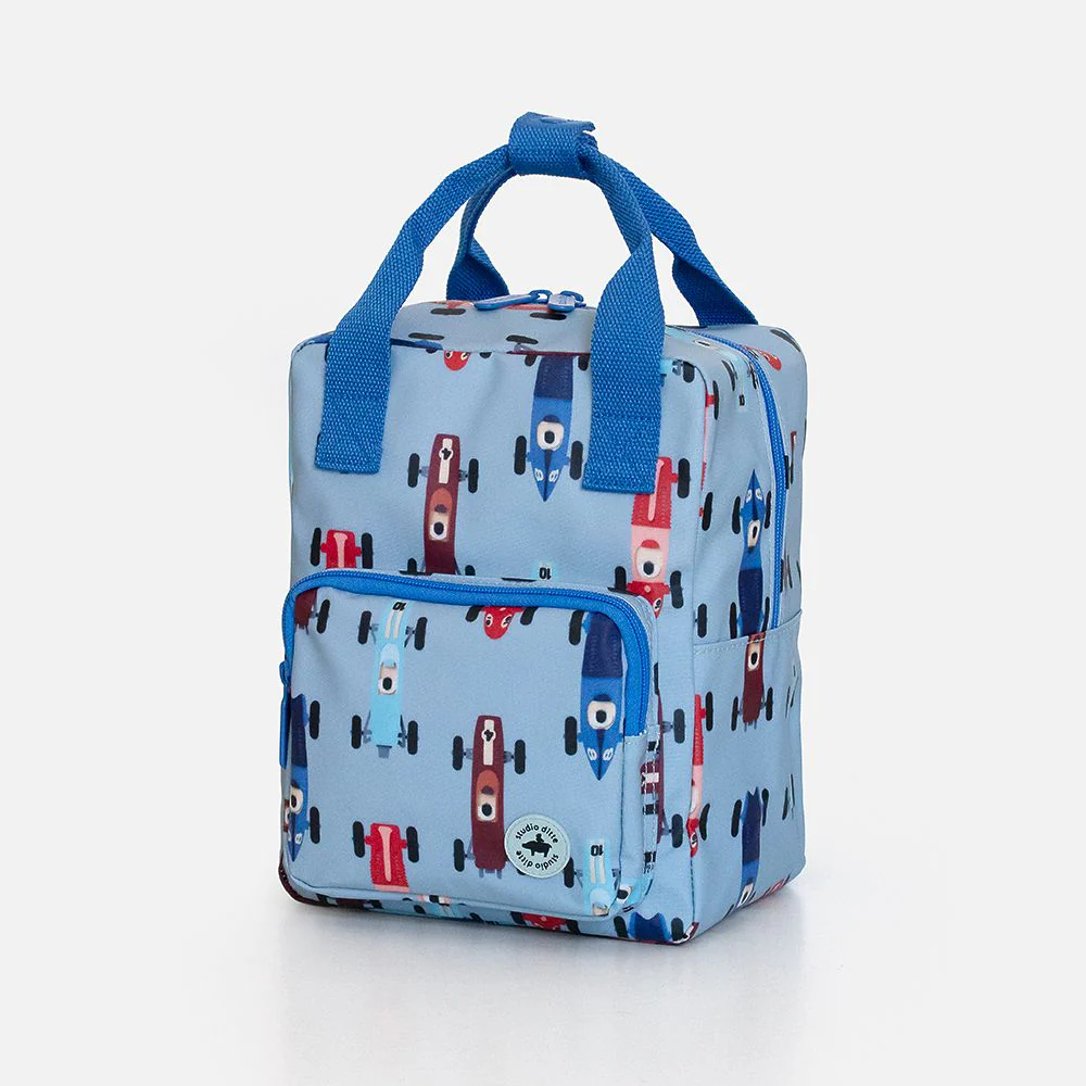 * Studio Ditte Rugzak Kleuter Small | Race Car Blue