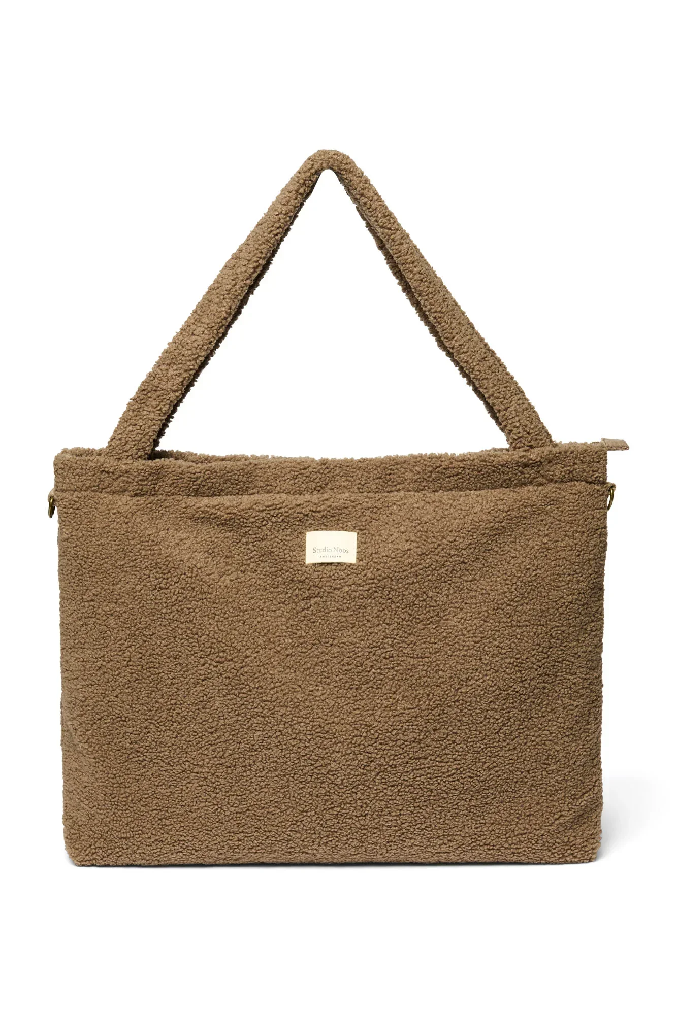 Studio Noos Brown Teddy Diaper Bag Luiertas Met Rits